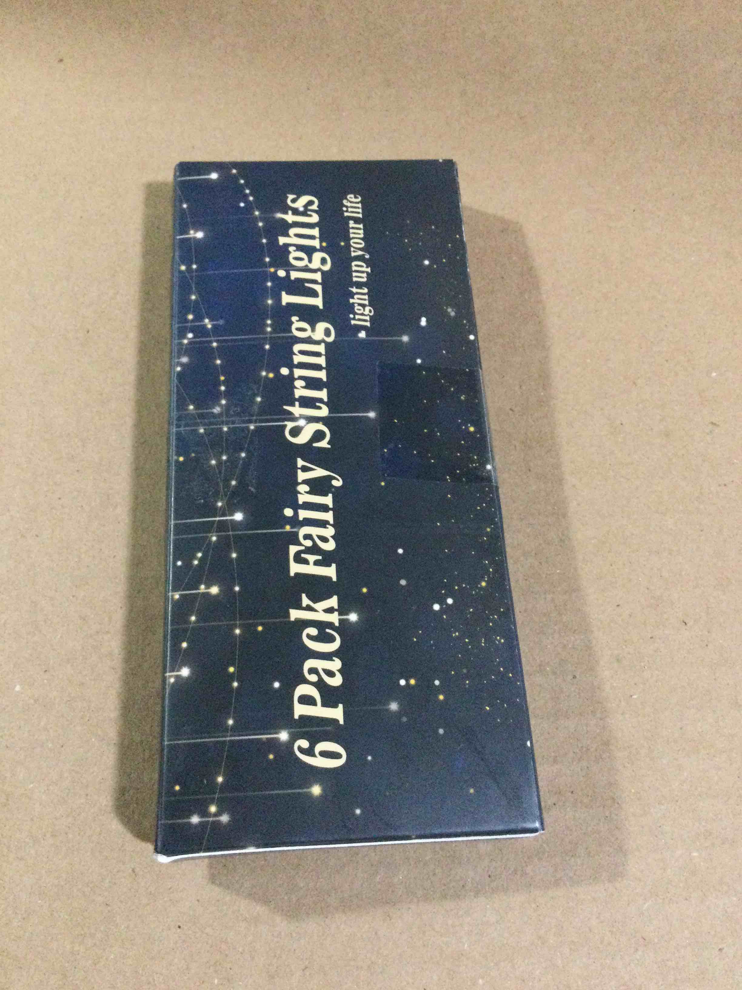 Condition photo showing New/Like New for 6 Pack Fairy Lights Battery Operated 7ft 20 LED Mini String Lights Twinkle Lights Silver Wire Firefly Starry Moon Lights for Mason Jars Wedding Party Christmas Centerpiece Table Decorations,Warm White [6 Pack] 7 Feet 20 LED Warm White