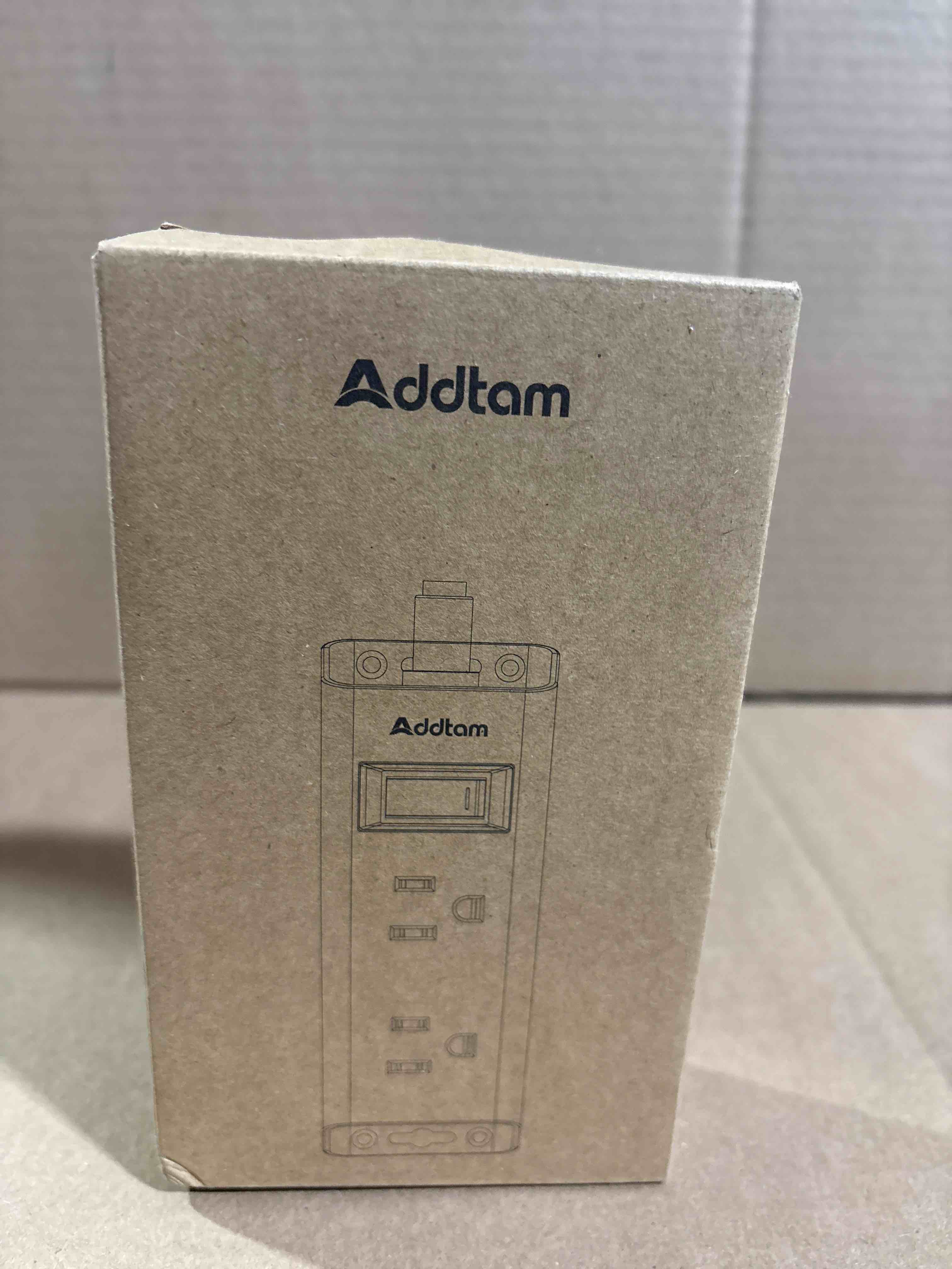 Condition photo showing New/Like New for Cruise Essentials - Flat Plug Power Strip, Addtam 5 ft Ultra Flat Extension Cord with 6 Outlets Extender, No Surge Protector for Cruise Ship, Travel, Dorm, Home Office,Black 5 FT Black