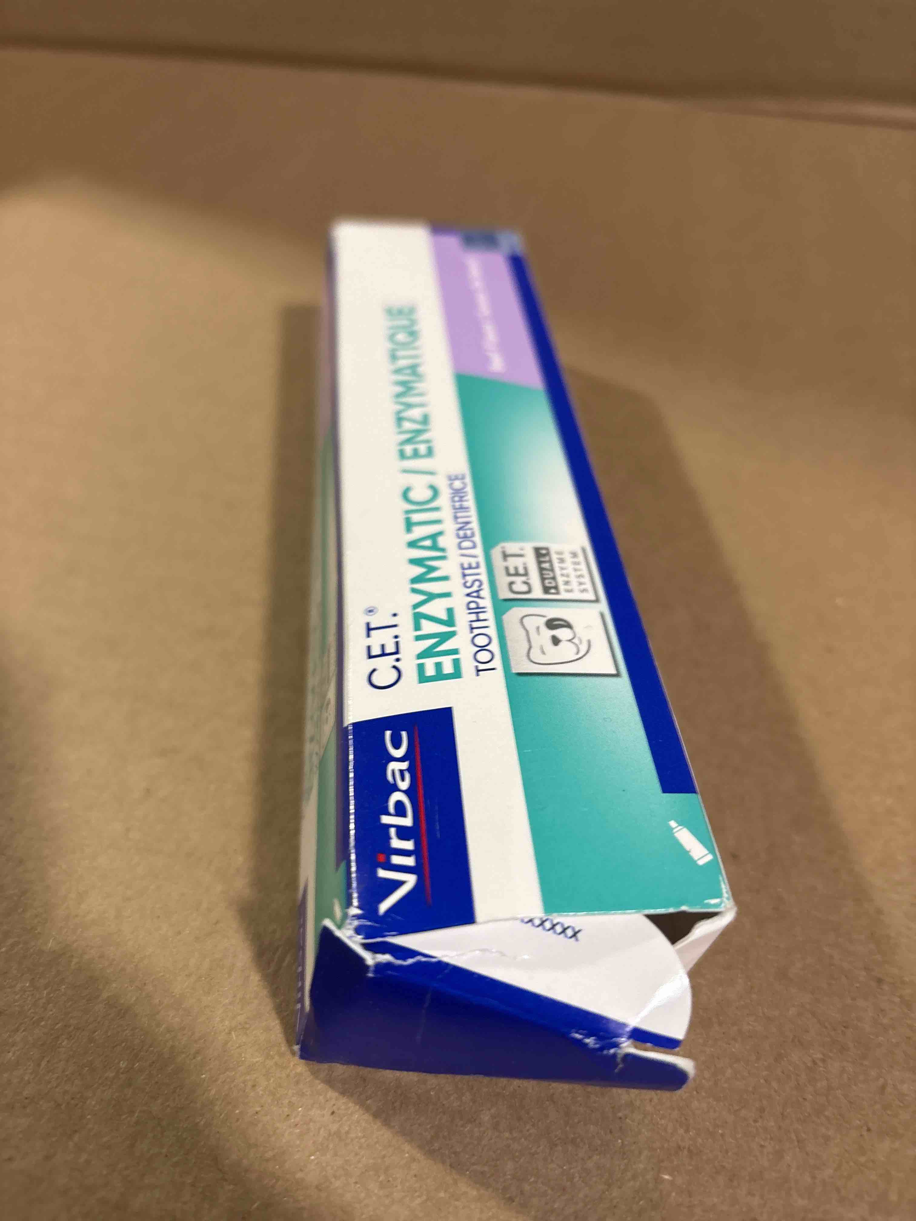 Condition photo showing New/Like New for Virbac C.E.T. Enzymatic Toothpaste| Tartar & Plaque Control for Fresh Breath | Pet Dental Care Toothpaste |Beef Flavor