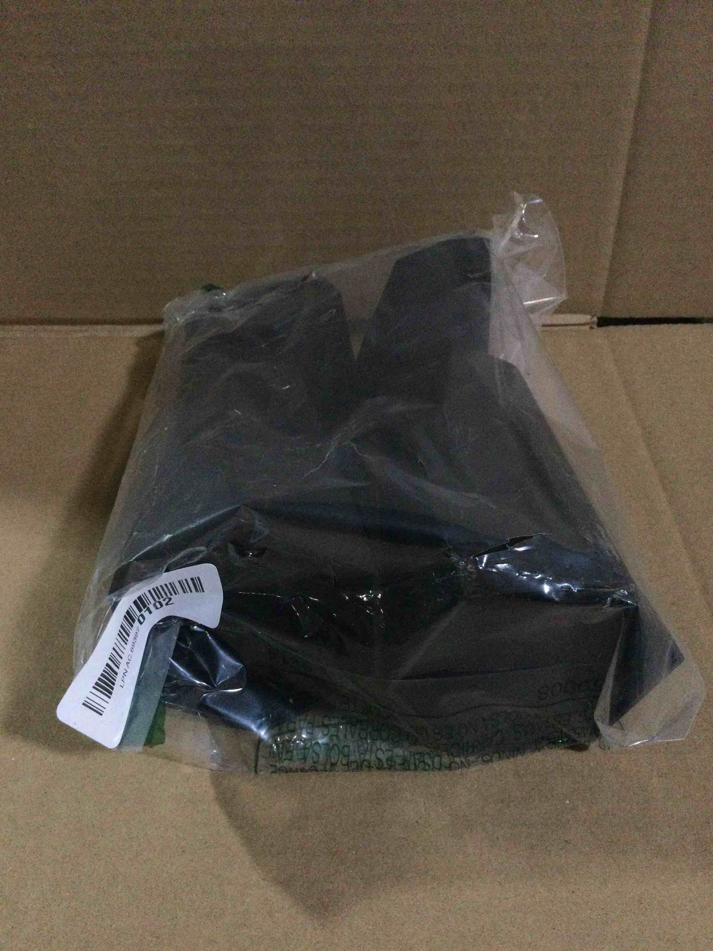 Condition photo showing As Is for Ginsco Car Trash Can Cup Holder, 2 Pack Mini Trash Can with Lid, Car Accessories for Interior, Leakproof Small Trash Cup for Home with Additional 2 ABS Hooks and 90pcs Trash Bags Black 600ml x 2 Black