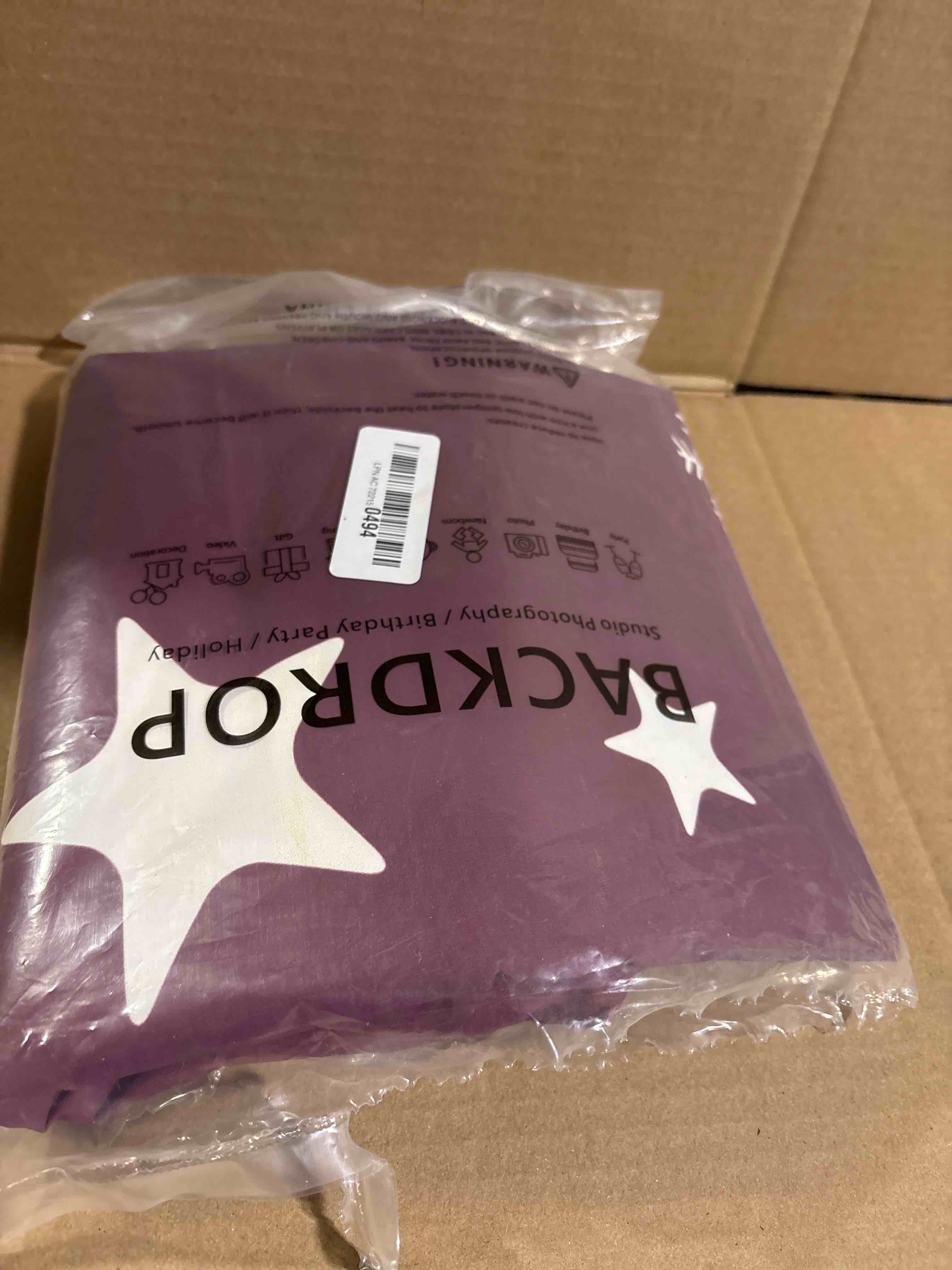 Condition photo showing New/Like New for LYCGS 8x6ft Red Christmas Backdrop Merry Christmas Party Backdrop for Photography New Year Xmas Eve Party Decoration Banner X-195