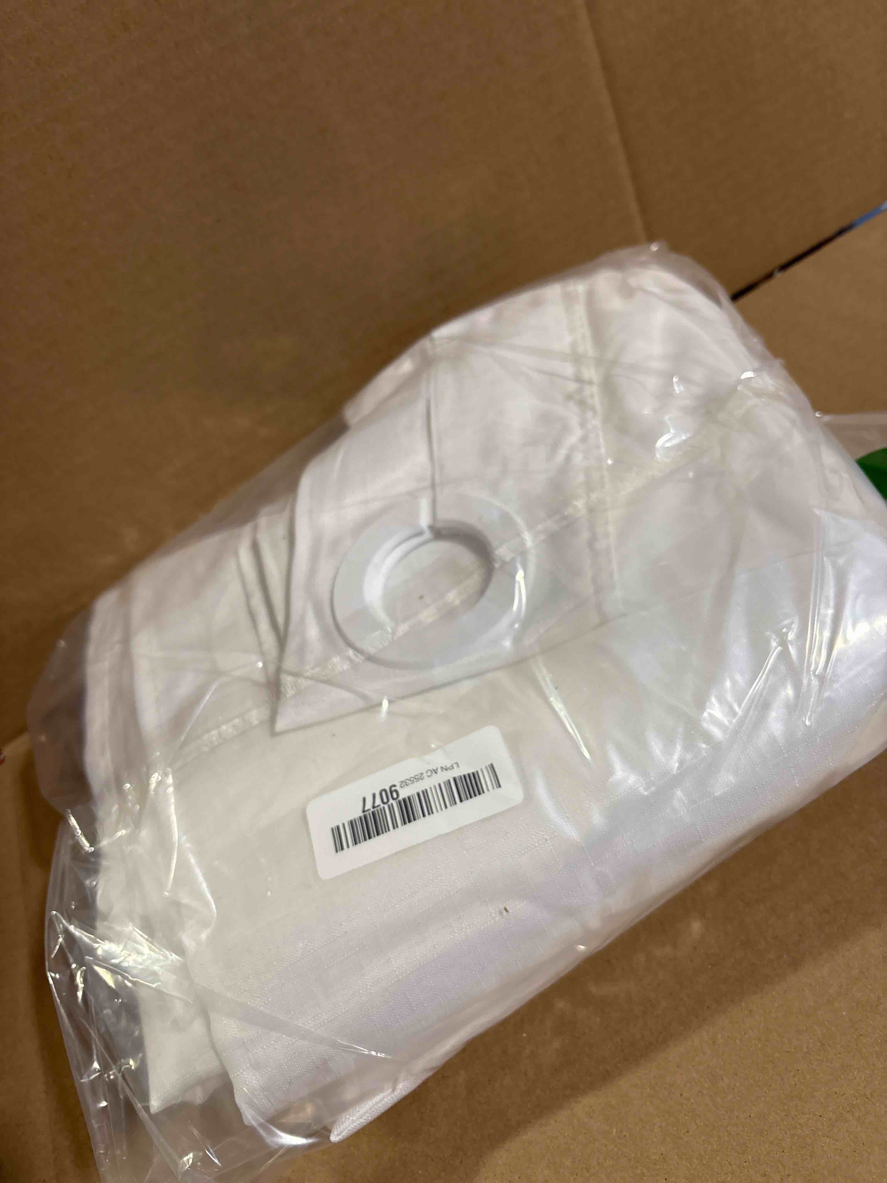 Condition photo showing New/Like New for River Dream Long No Hook Slub Textured Shower Curtain with Snap-in PEVA Liner Set - 71" x 80"(78"), Hotel Style with See Through Top Window, Fabric Curtain & Waterproof Liner, White, 71x80 White 71"W x 80"L (Pack of 1)