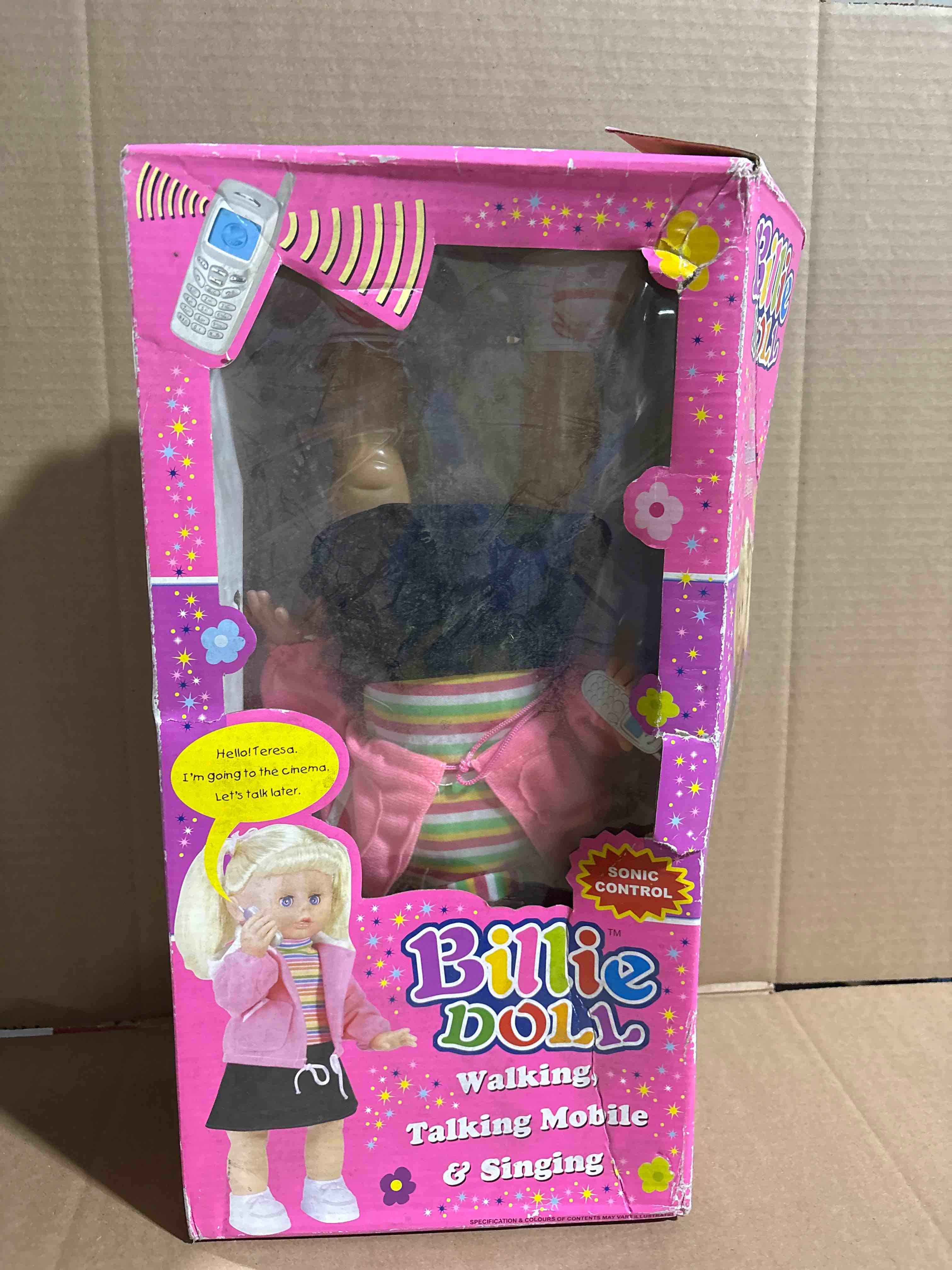 billie doll walking talking mobile & singing 