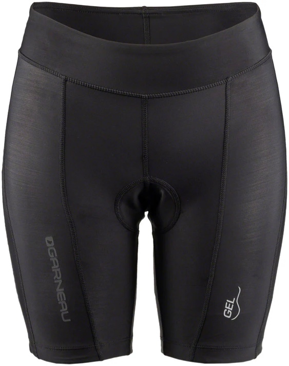 louis garneau, women's classic gel cycling short, black, large 