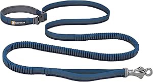 Ruffwear, Roamer Bungee Dog Leash for Running, Biking or Hiking, Can be Used Hand-Held or Hands-Free, Orion Blue, 5.5'-7'