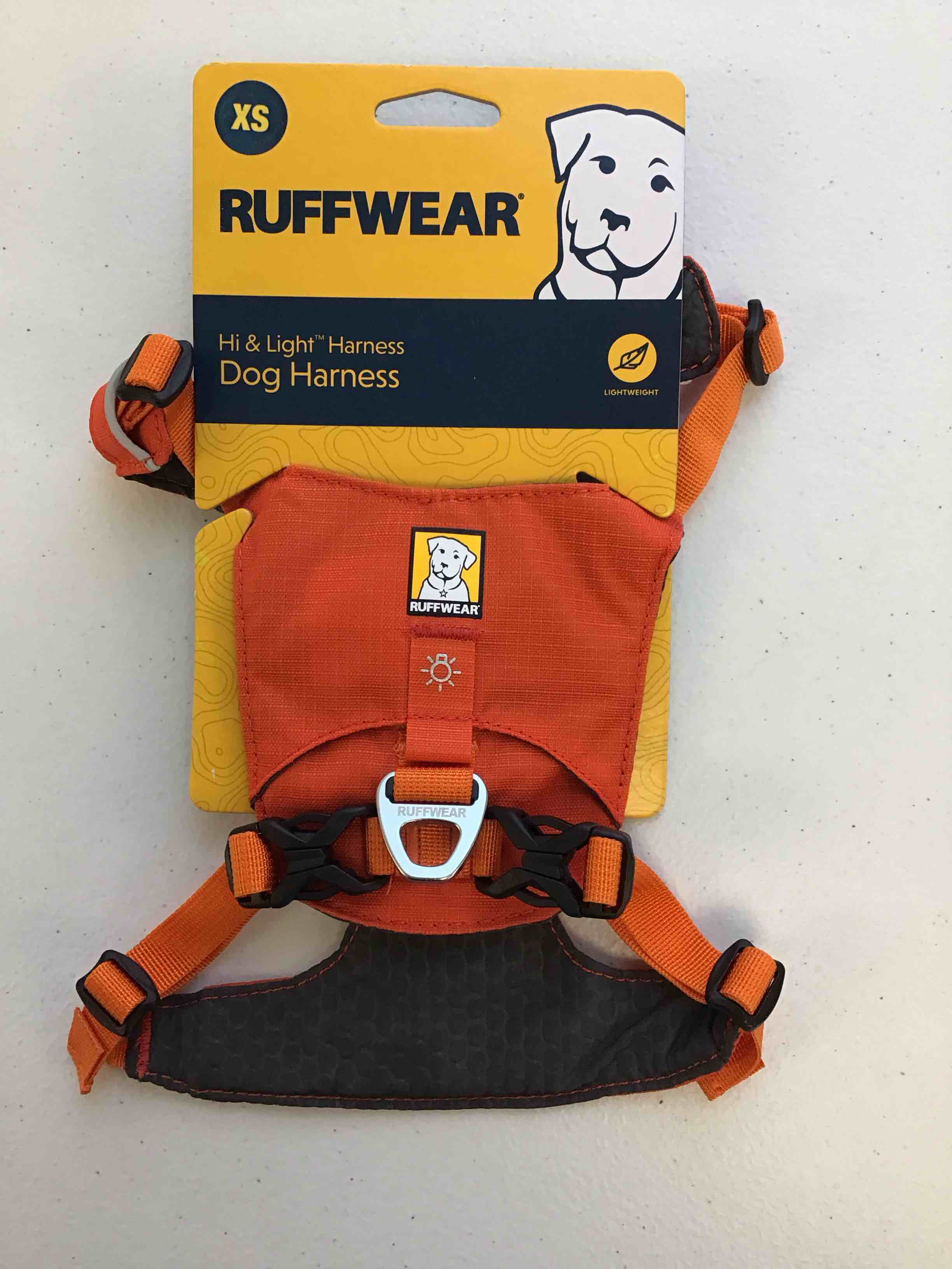 Condition photo showing Good Condition for RUFFWEAR   Hi & Light  Dog Harness XS Sockeye Red