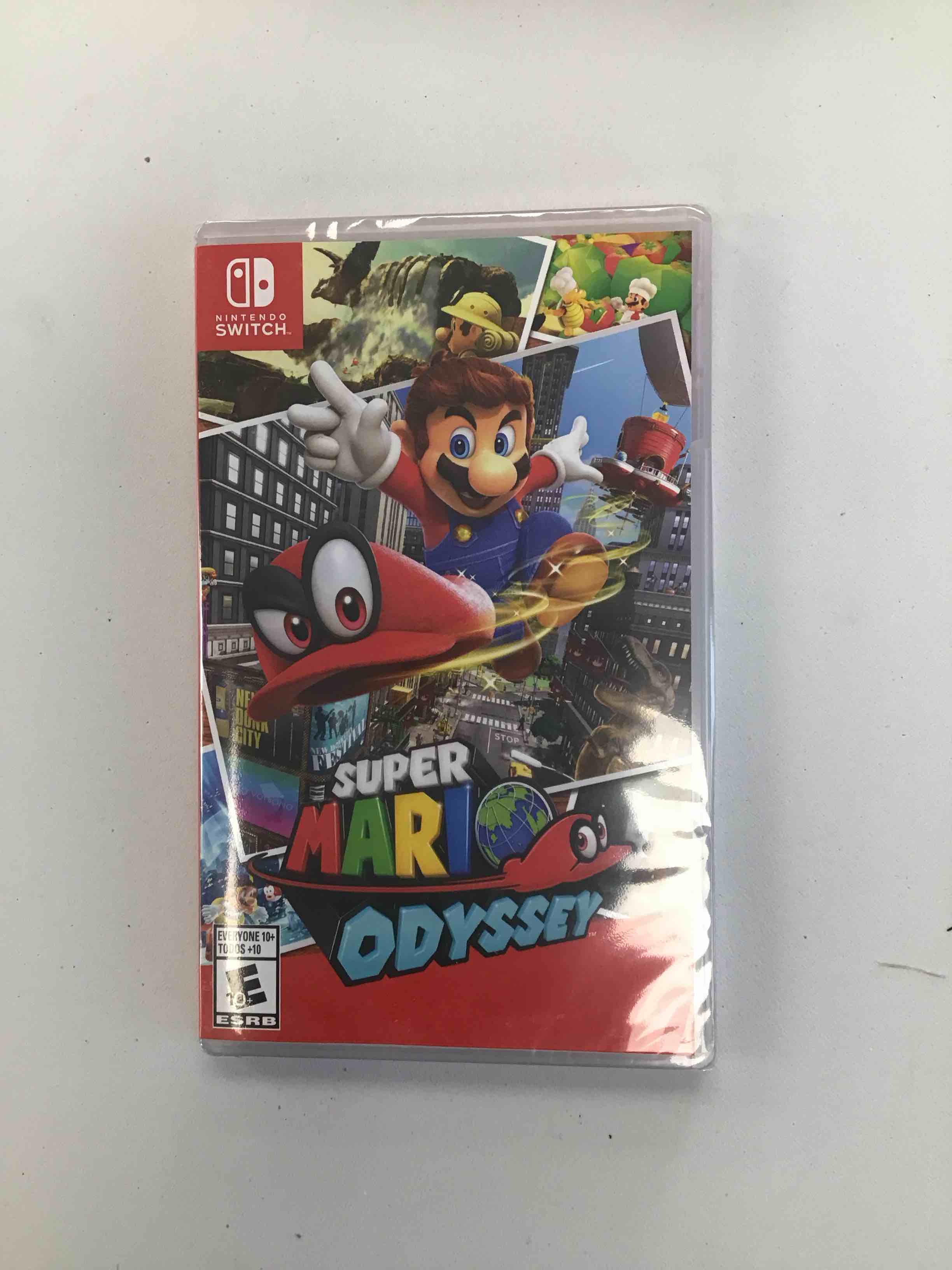 Condition photo showing New/Like New for Super Mario Odyssey - Nintendo Switch