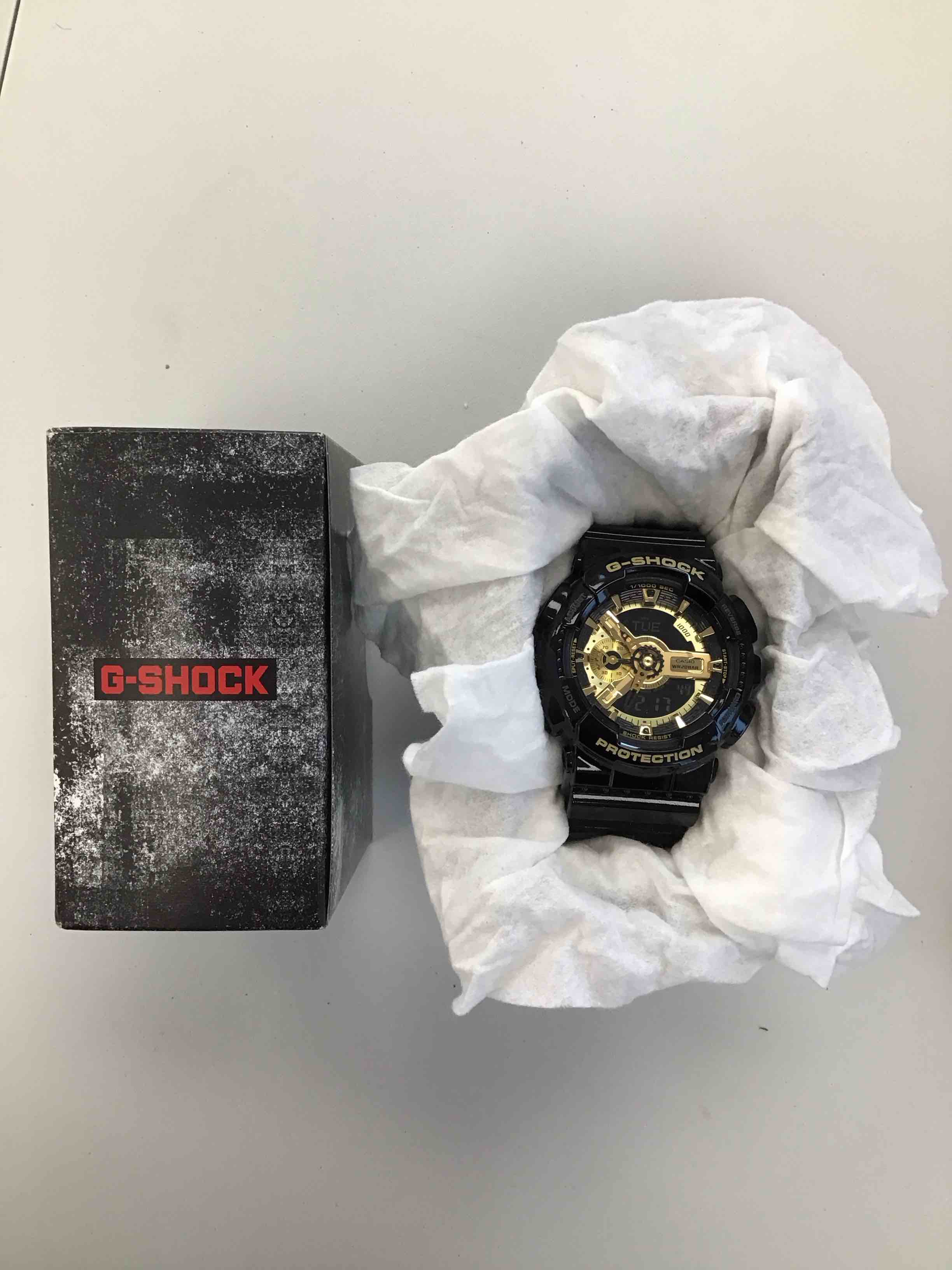 Condition photo showing New/Like New for Casio G-Shock Limited Edition Mens Watch GA110GB-1A
