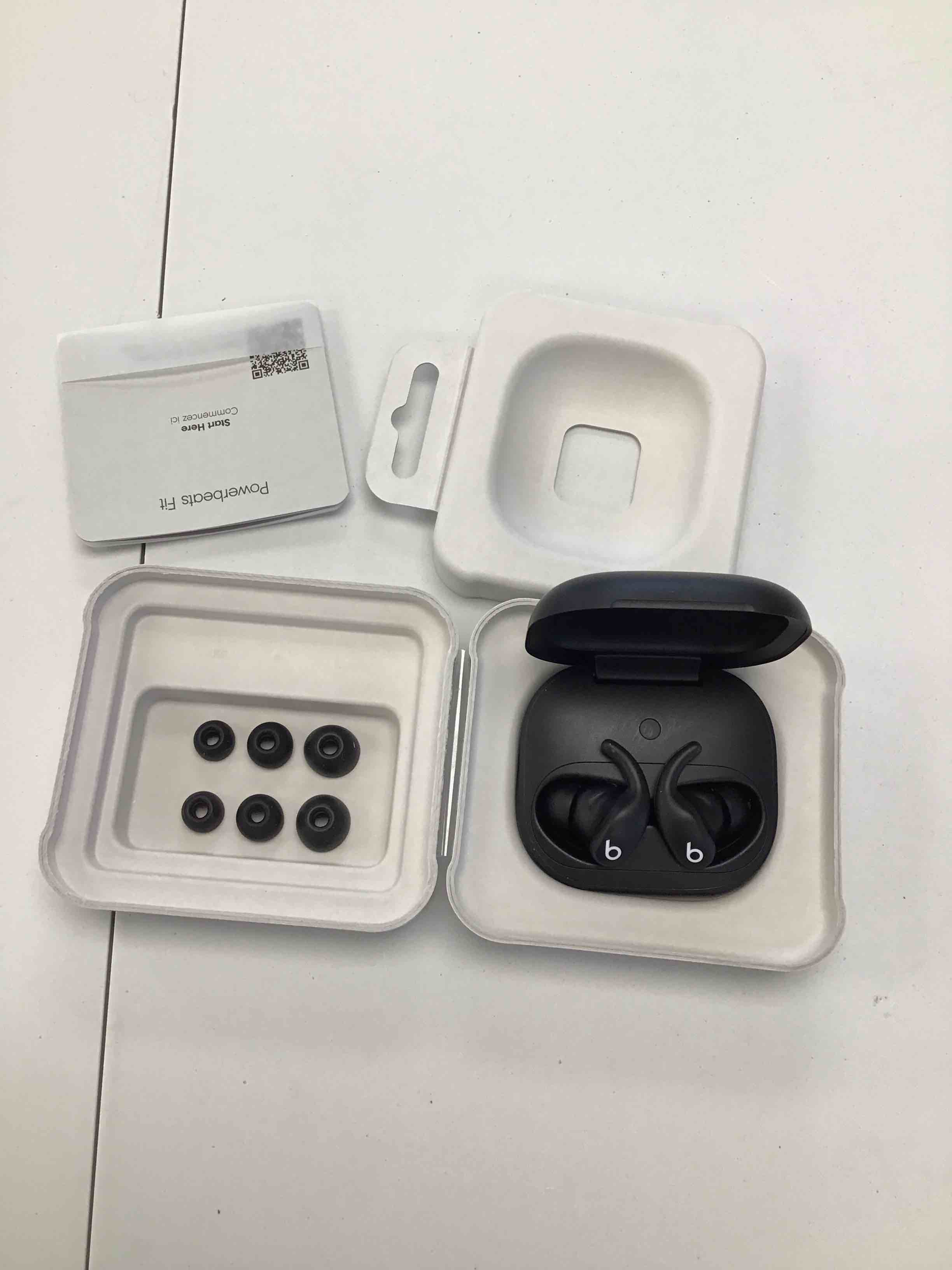 Condition photo showing Good Condition for Beats by Dr. Dre ME2J4LL/A Powerbeats Fit - Jet Black