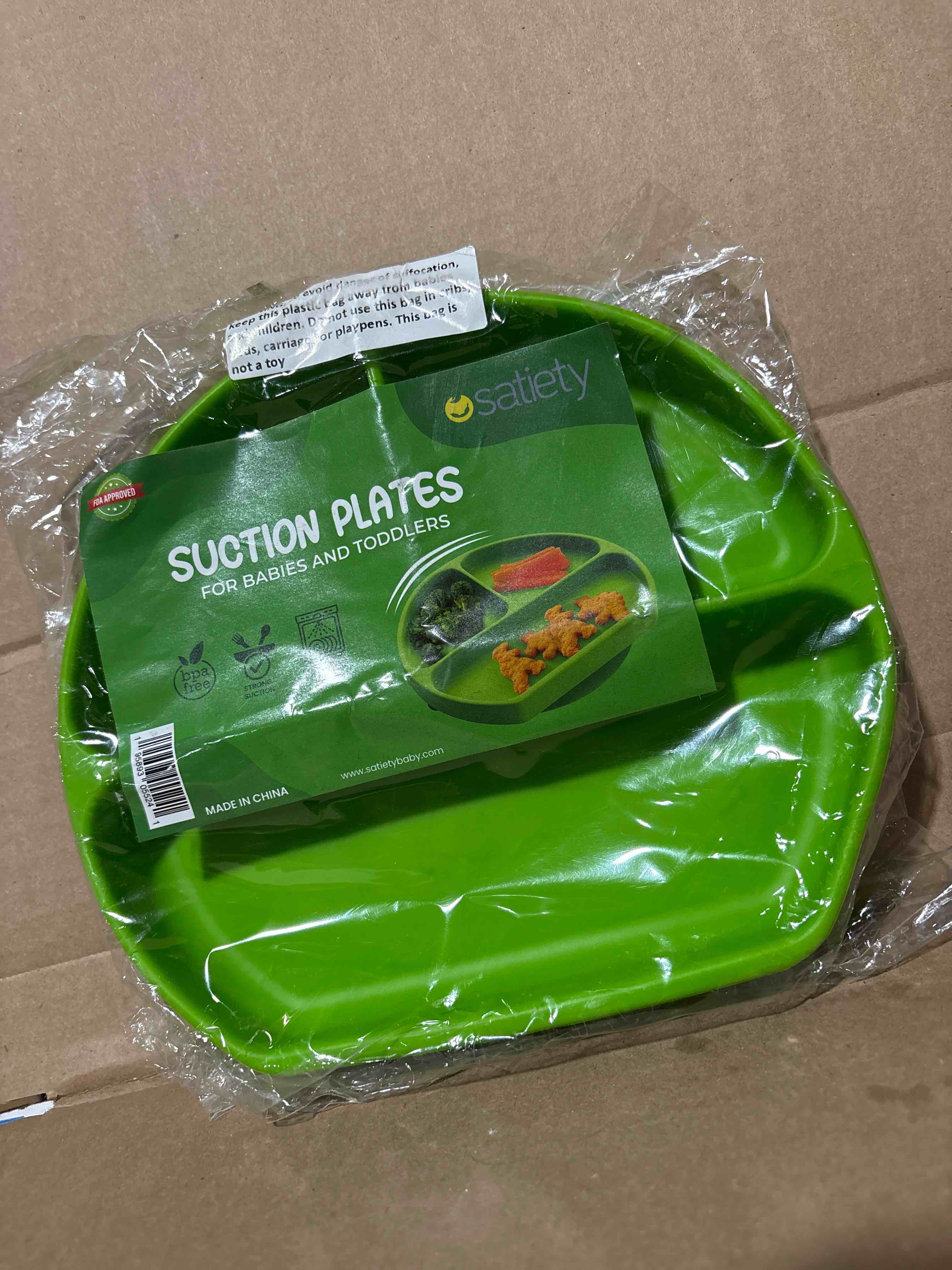 Condition photo showing New/Like New for green Silicone Suction Plate Tradewinds One Size