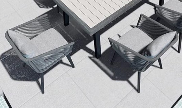 ( 2 pcs) Chairs, Wicker Outdoor Patio Furniture Sets with Cushions and Pillows, Grey