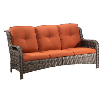 wicker outdoor couch