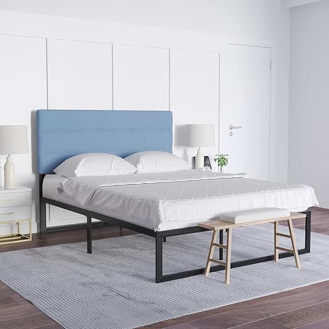 Bed Parts No.05, 06, 12 Size: Queen, Color: Castanho