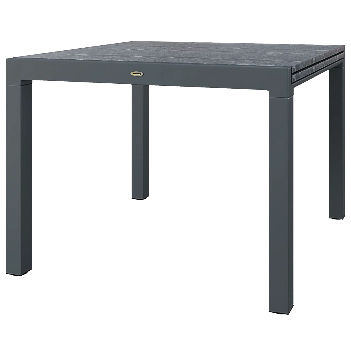 83" Outdoor Aluminum Extended Table