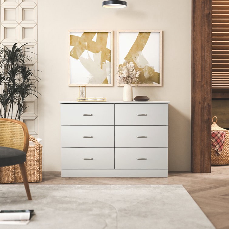 allyannah 47”w 6 drawer dresser