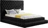 revel black king bed