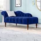 luxe chaise lounge blue similar to stock photo 