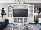 Virginia entertainment center right buffet white