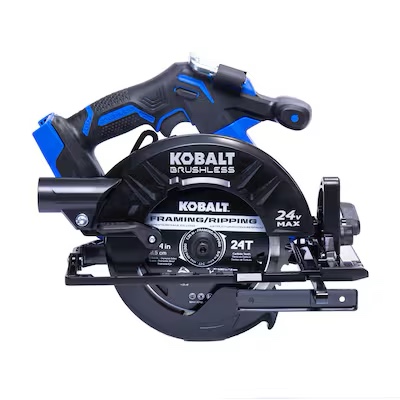 kobalt 24v max XTR brushless circular saw battery not included 