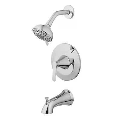 Allen and Roth brooks tub and shower faucet chrome finish 