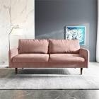 Round Arm Sofa rose