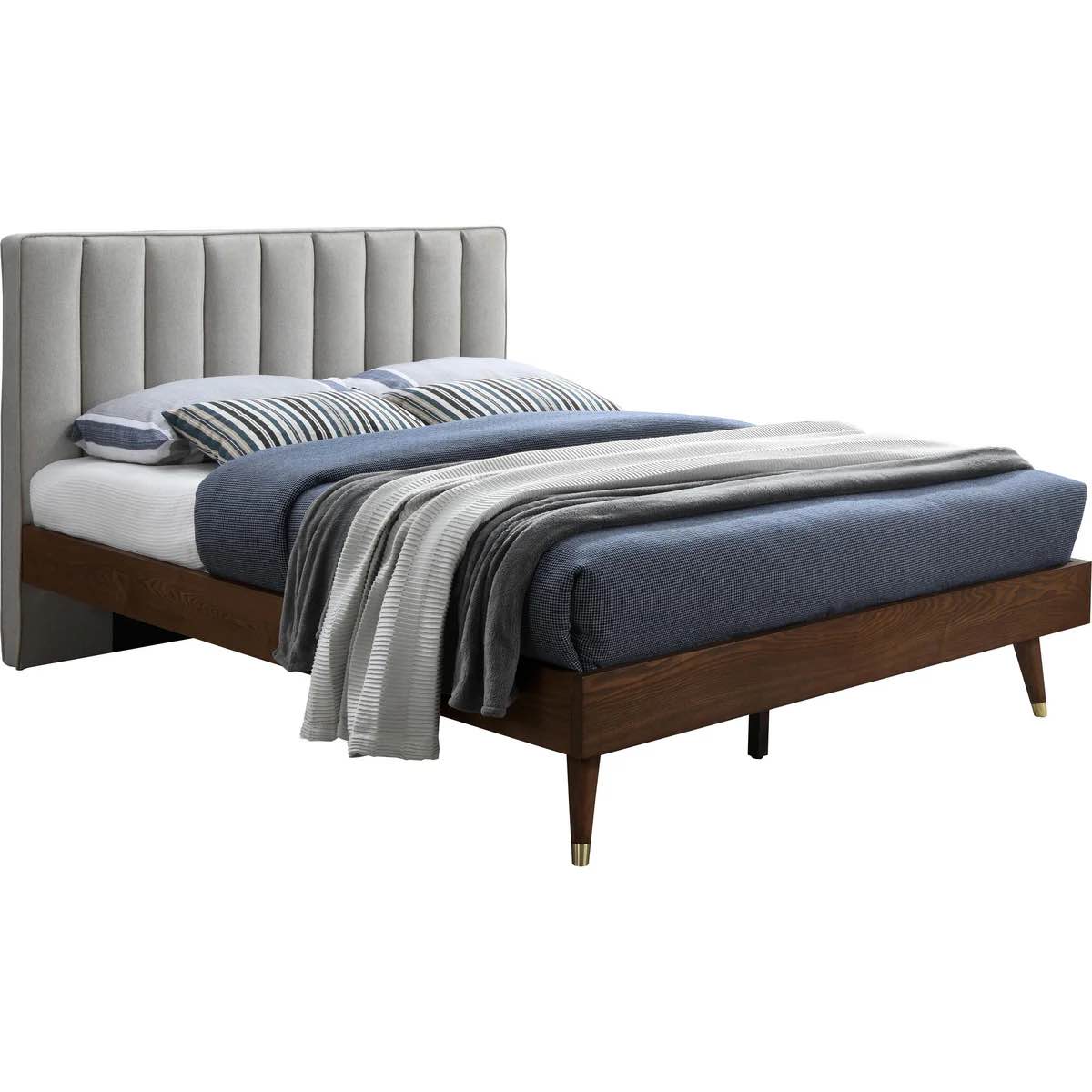 (incomplete box 1 of 3) Vance beige king slats