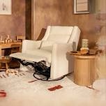Kiwi Plus Power Recliner and Swivel Glider with Power Adjustable Headrest and USB Port Upholstery Type: Performance Ivory Boucle