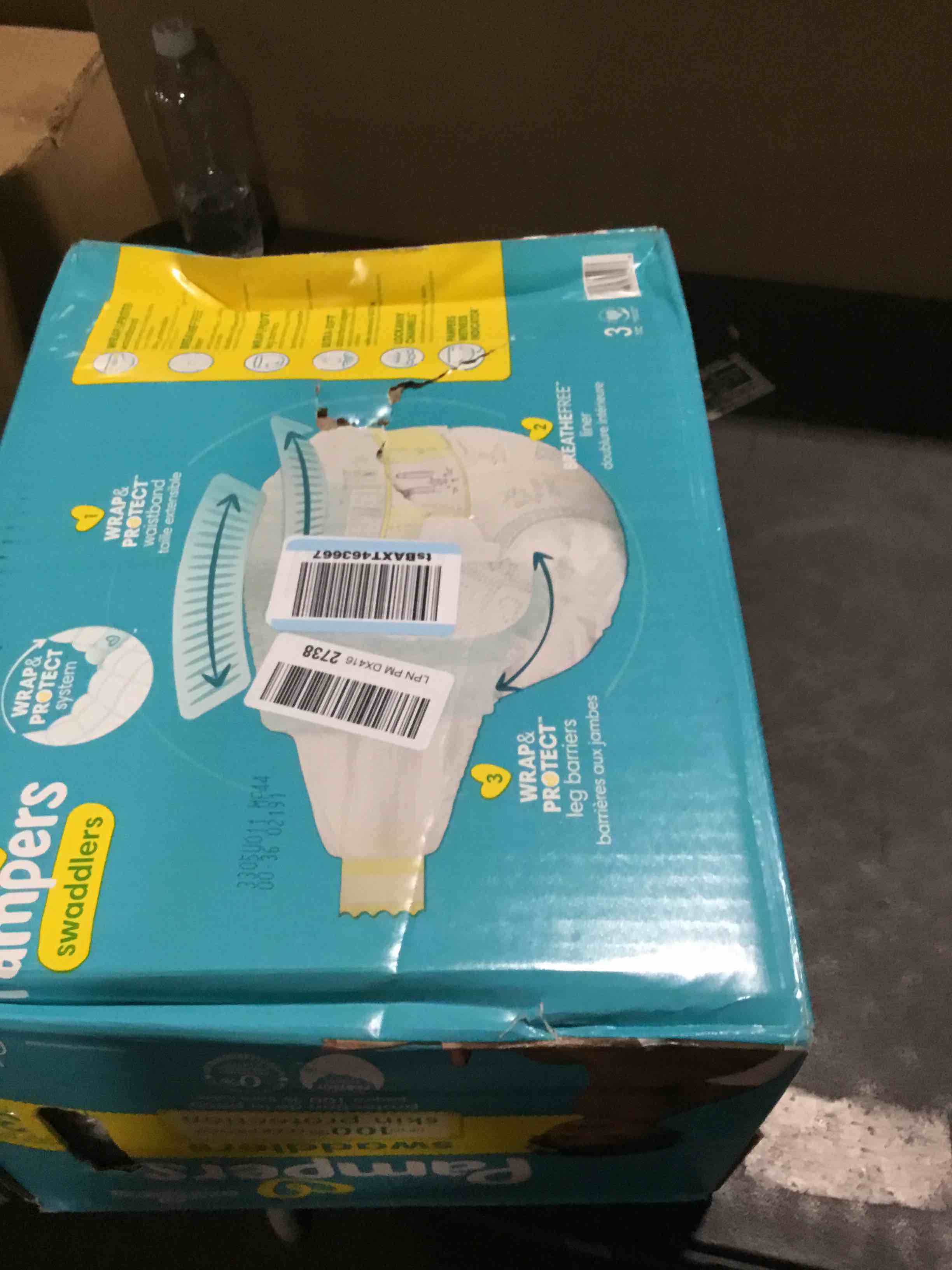 Pampers Baby Diapers - Swaddlers - Size 3, 132 Count, Ultra Absorbent Disposable Infant Diaper