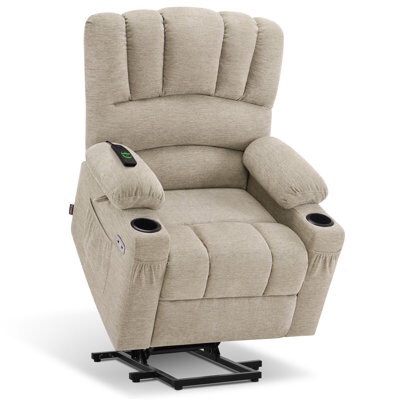 Zhana Power Recliner Lift Chair with Massage and Heat, Fabric( similar to stock photo, incomplete) 