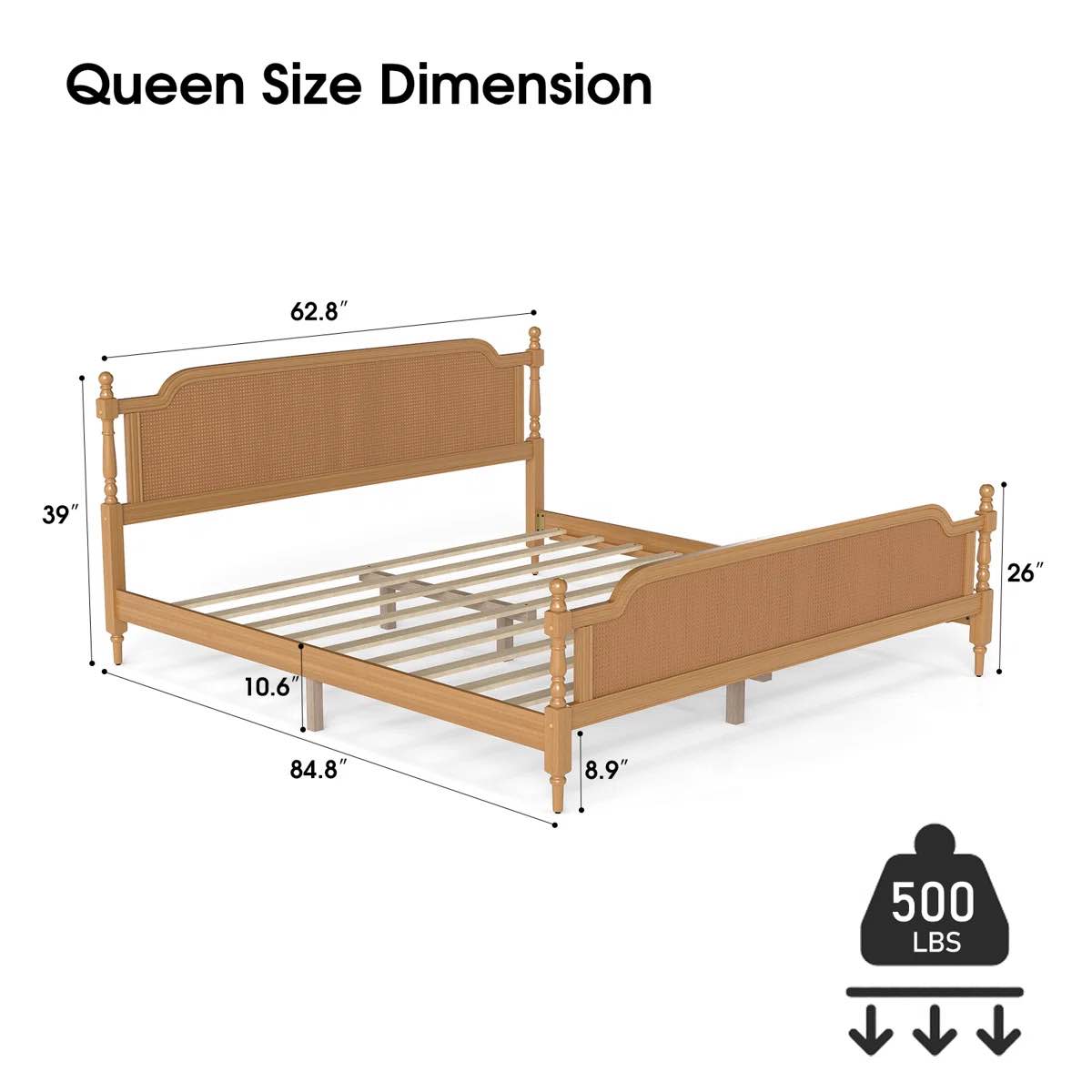 King panel footboard (Incomplete) 