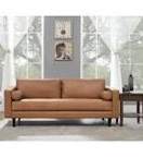 Brown leather couch incomplete (Similar to stock photo) 