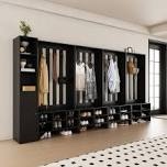 40 pair shoe cabinet with drawers