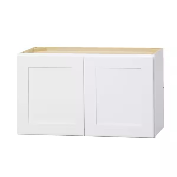 Hampton bay18” wall bridge cabinet soft white