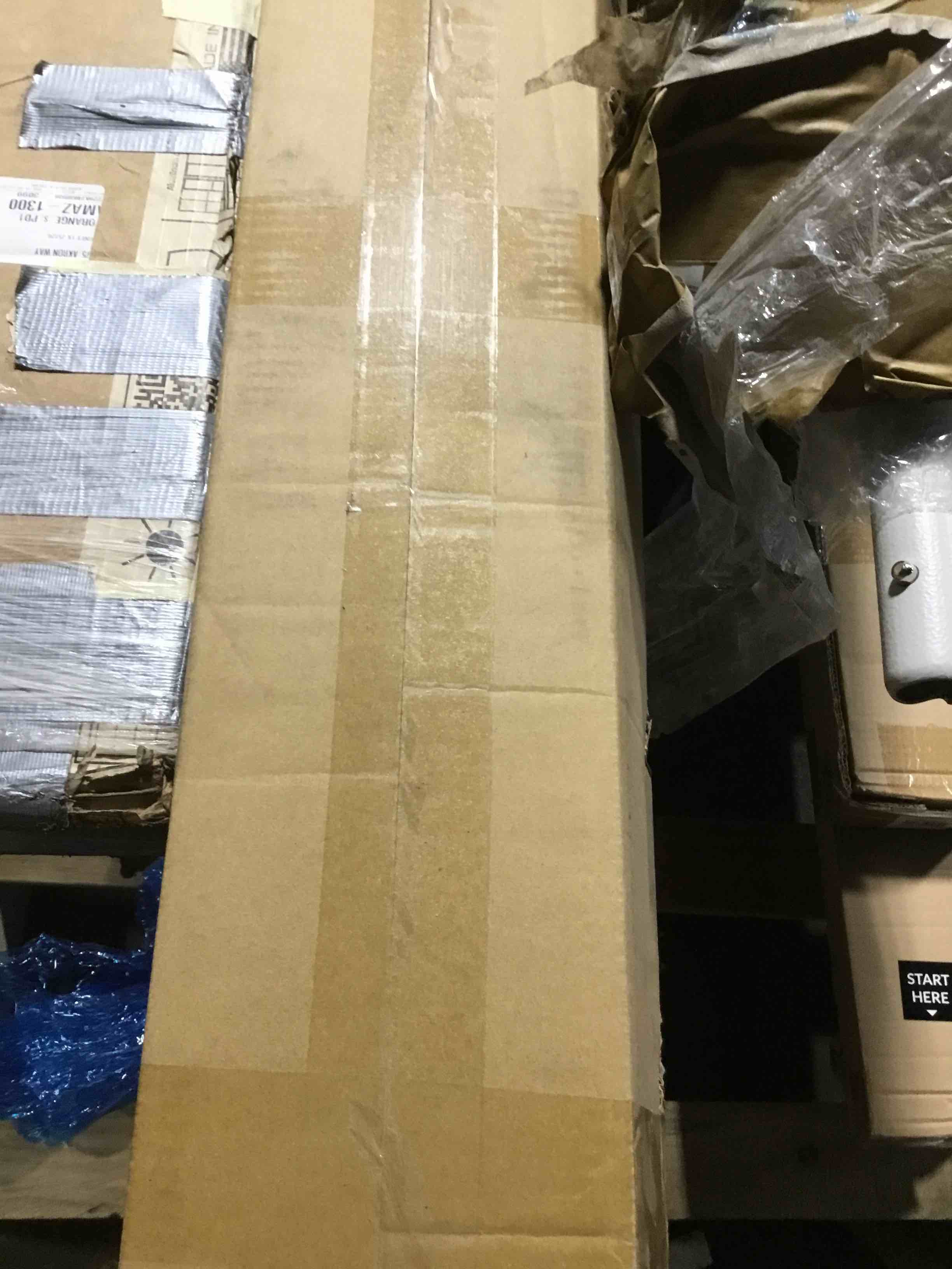 Condition photo showing Good Condition for Muzata 4Pack 6'6" Stainless Steel Handrail Black Rectangular Handrail Flat Top Rail Cable Railing System Deck Stair Indoor Outdoor, HT10 BP4