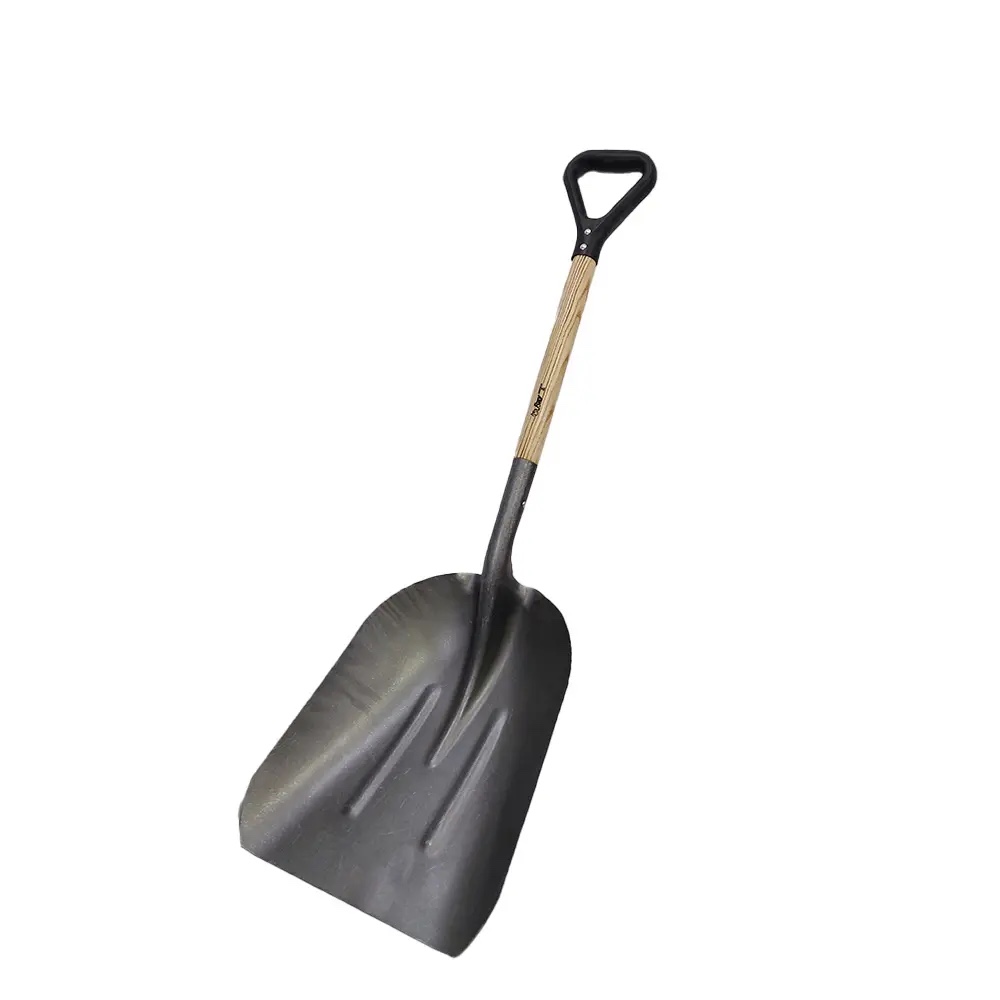 Steel Scoop Shovel Wood Handle #8 Poly D