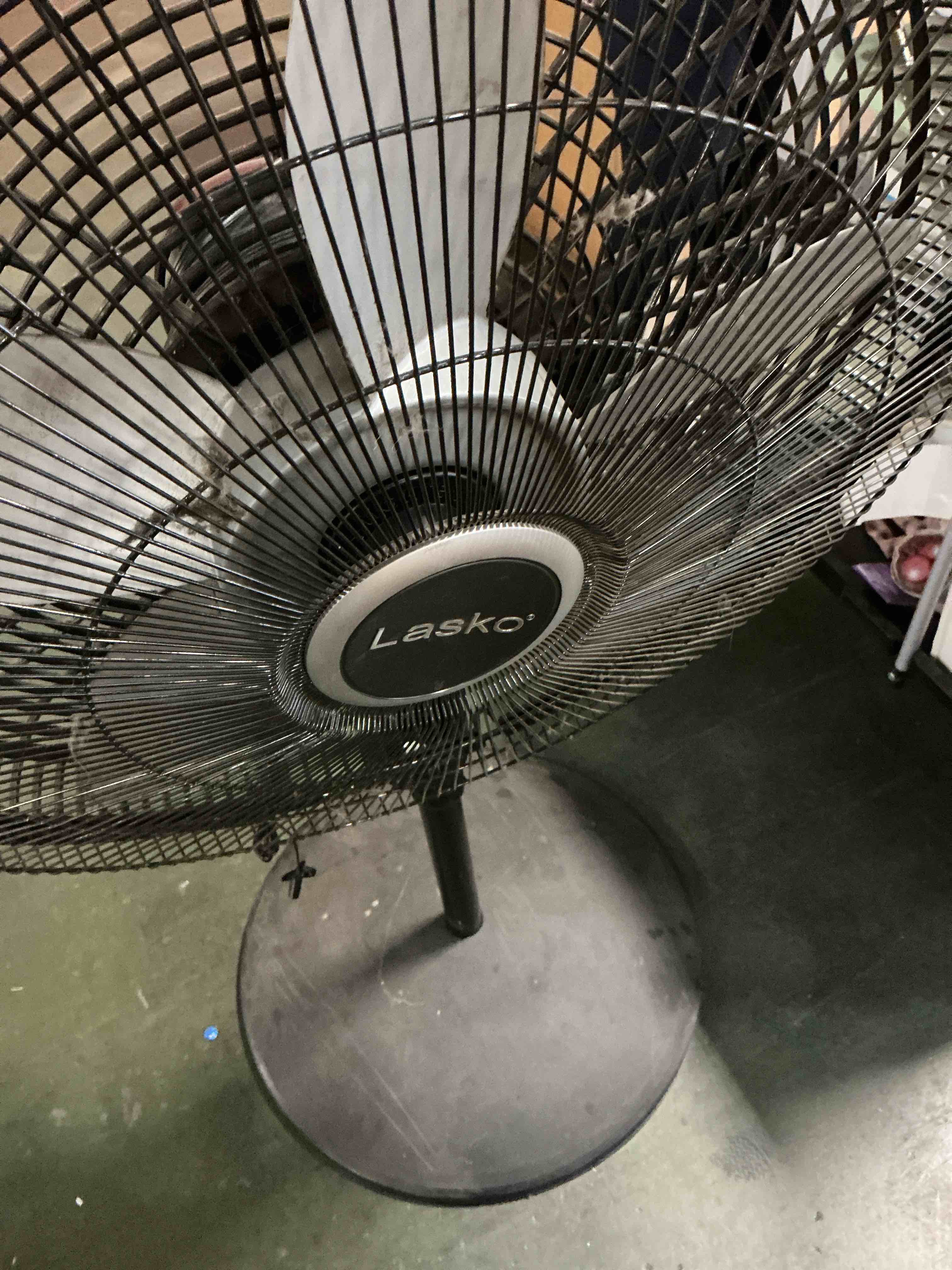 Lasko Oscillating Pedestal Fan, Adjustable Height, Timer, Remote Control, 4 Speeds, Floor Fans for Home Bedroom, Living Room, and Home Office, 20", Black, S20620