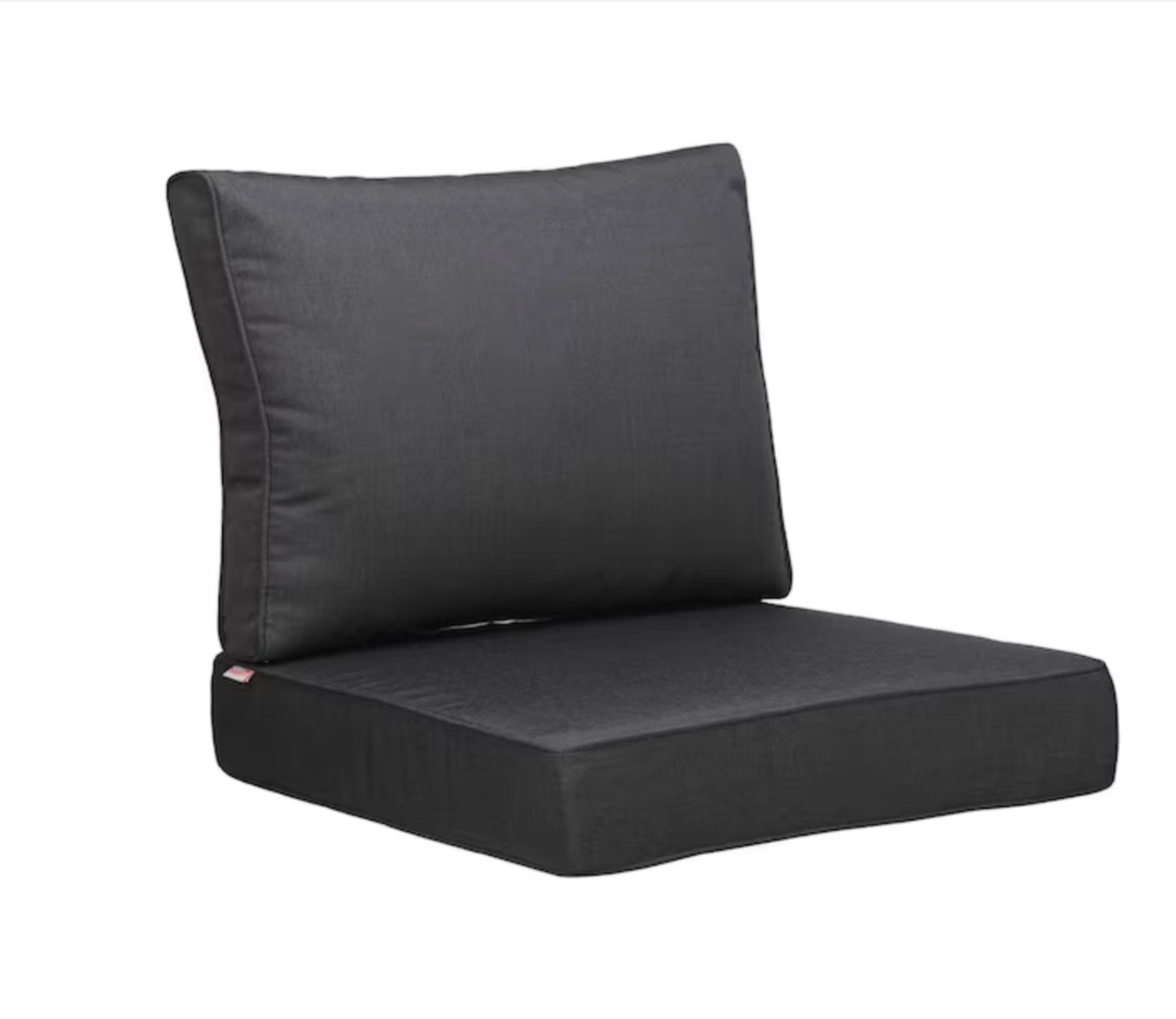 (Incomplete, only 1 piece )23  in. x 24 in. x 18 in. x 23 in. 2-Piece Deep Seat Rectangle Outdoor Lounge Chair Cushion/Back Pillow Set in Gray