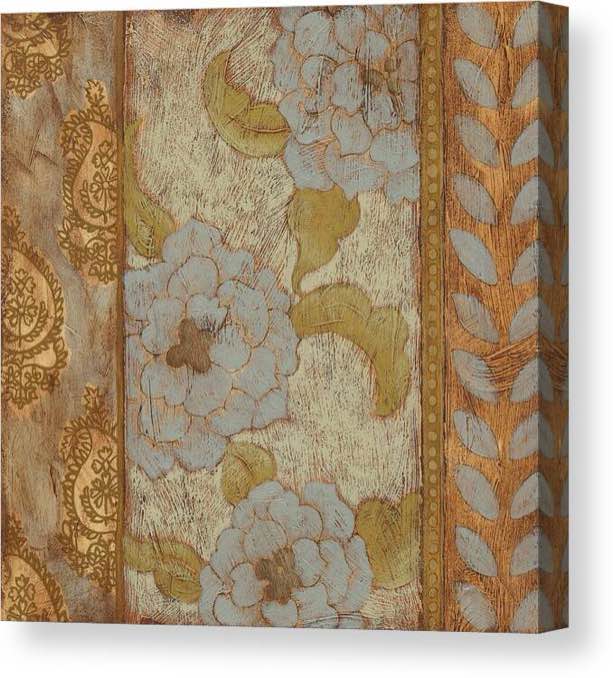 Gilded Sari I Canvas Print 12 X 12