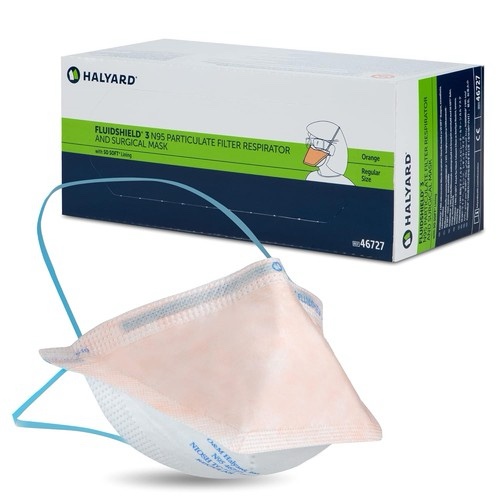 Halyard Health 46727 N95 Particulate Filter Respirator and Surgical Mask - 6 Count