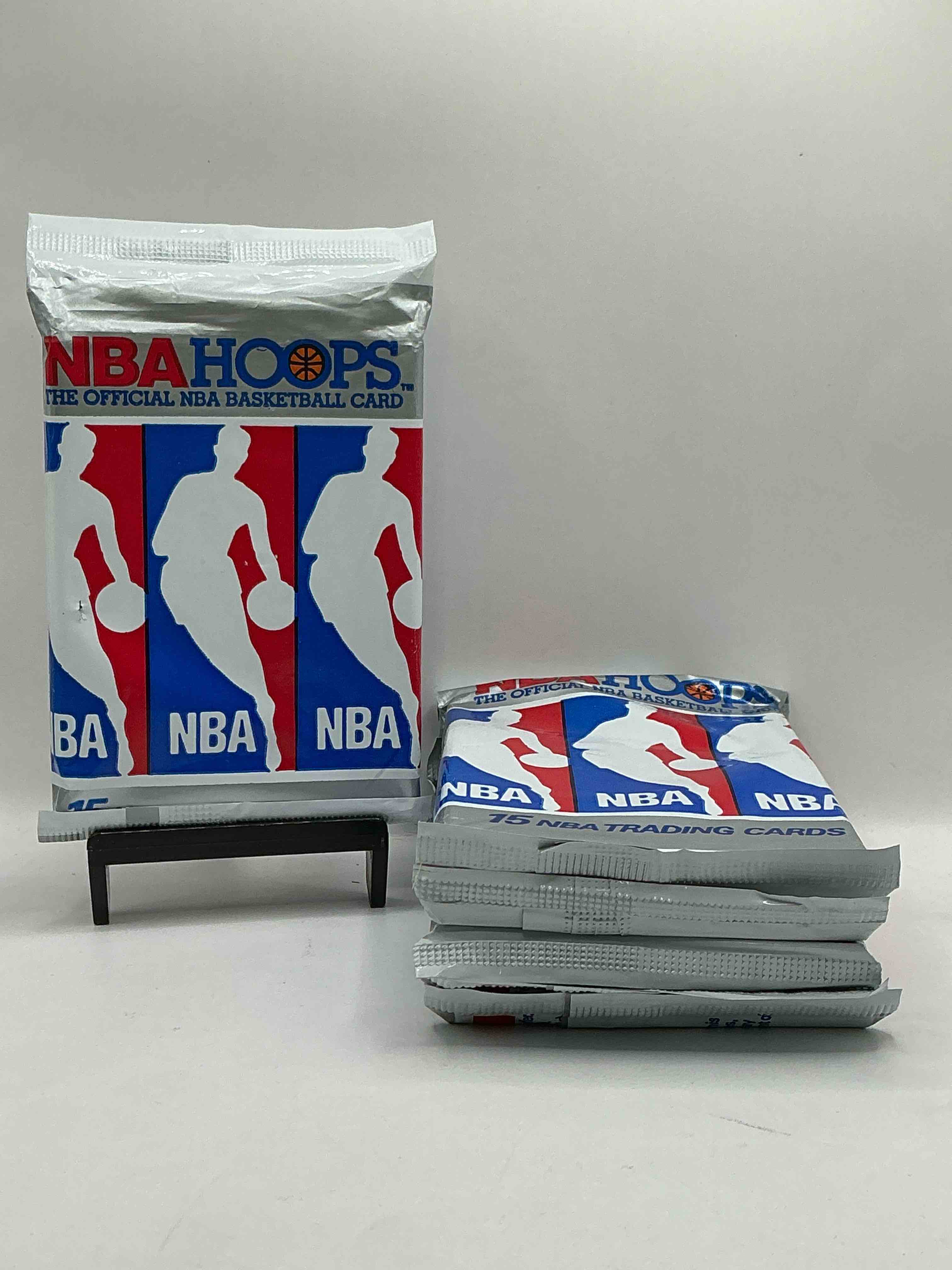 Michael Jordan!? 1990/91 NBA Hoops Unopened Sealed Trading Collectible Sports Card Pack, Direct From Original Sealed Retail Case! Search For Early Michael Jordan #65 (PSA 10 Value $550), Jordan All Star Card, & Too Many Other Nice Cards To List!