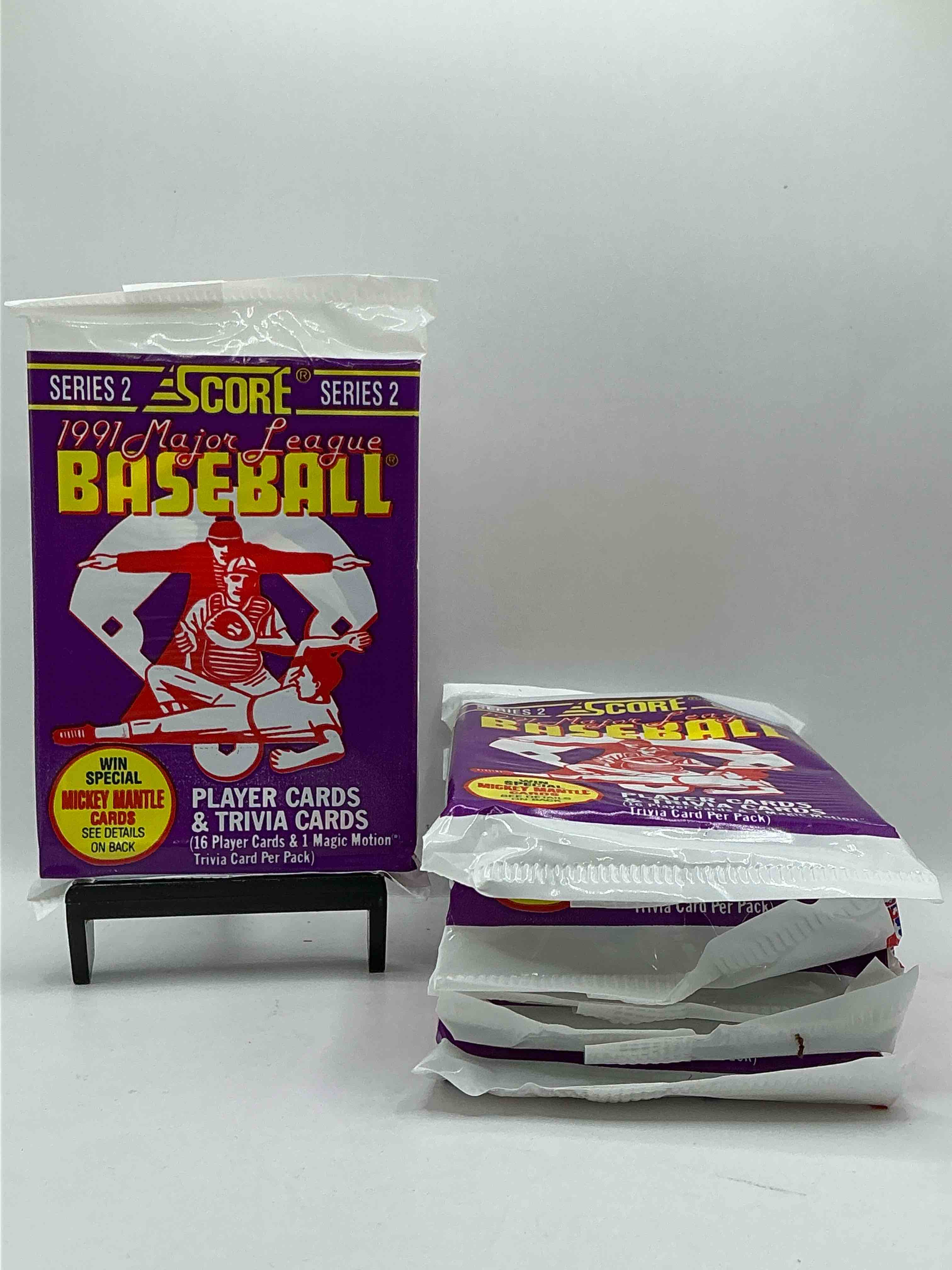 Signed Mickey Mantle? 1991 Score Baseball Unopened Packs! 2,493 Signed Mickey Mantle Cards From This Year Out There, Fetching Big Money If Pulled! Insanely Cool & Valuable Pocks With Stars & Rookies!