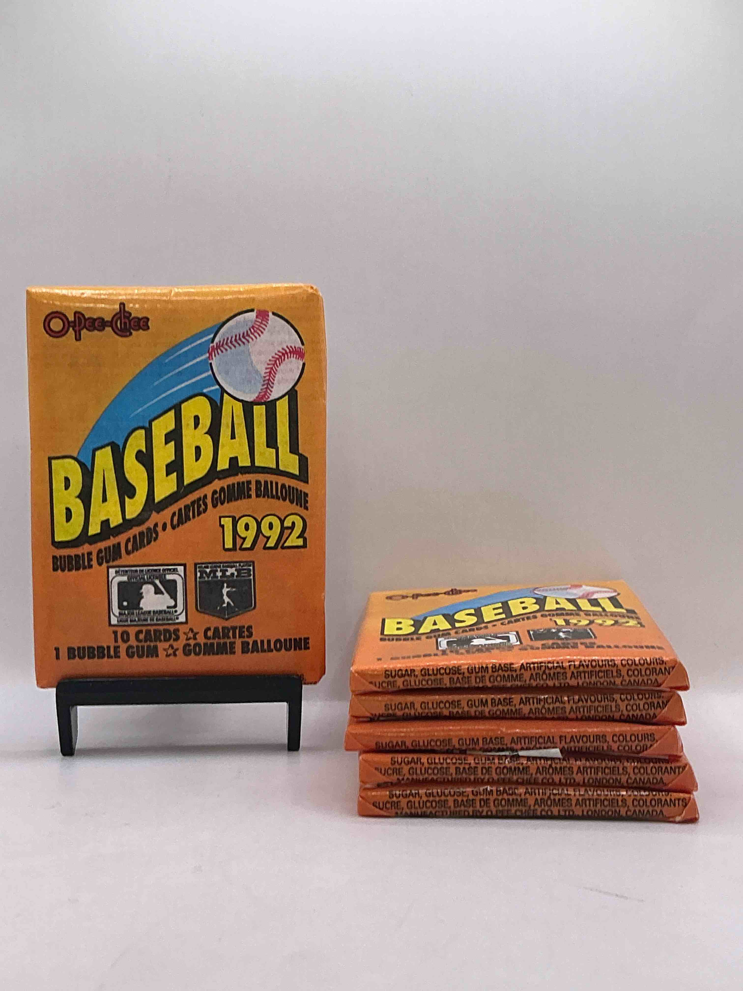 1992 Premier Baseball O-Pee-Chee Packs! These Packs Are The Rare Canadian Version Of Baseball Packs, Making Them More Rare!