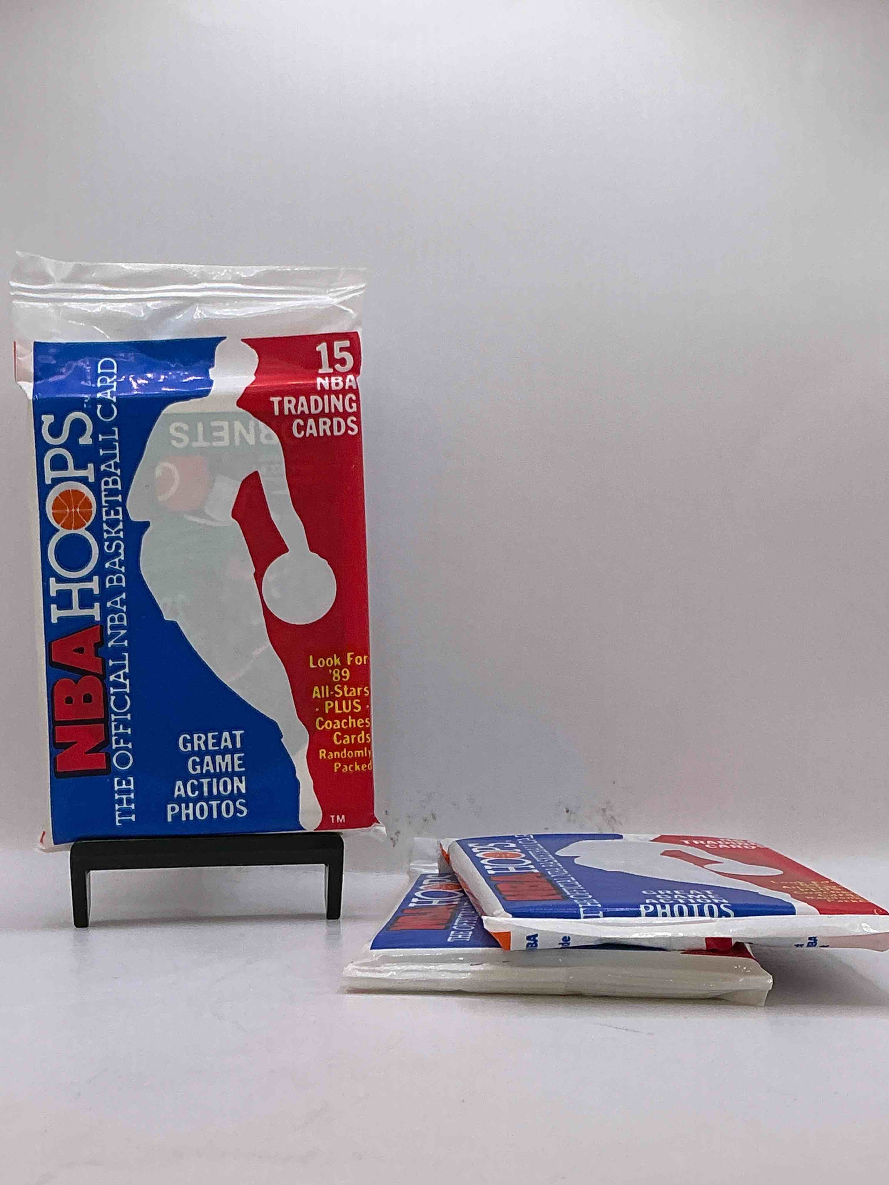 1989 Wow Valuable Michael Jordan?! Getting Very Rare! 1989/90 NBA Hoops Sealed Pack, Direct From Original Retail Case! Search For Valuable Michael Jordan #200 (PSA 10 Value Approx $200) & David Robinson's ONLY True Rookie Card #138 (PSA 10 Value $300) This Year Also Has Many Other Iconic Cards From Magic Johnson, Larry Bird & Too Many Others To List 1989 NBA Hoops Has Exploded in The Collector Market As It's The First Year Of NBA Hoops Production, & Only One Of Two Sets Produced in 1989 Don't Miss Out, Getting Very Rare!