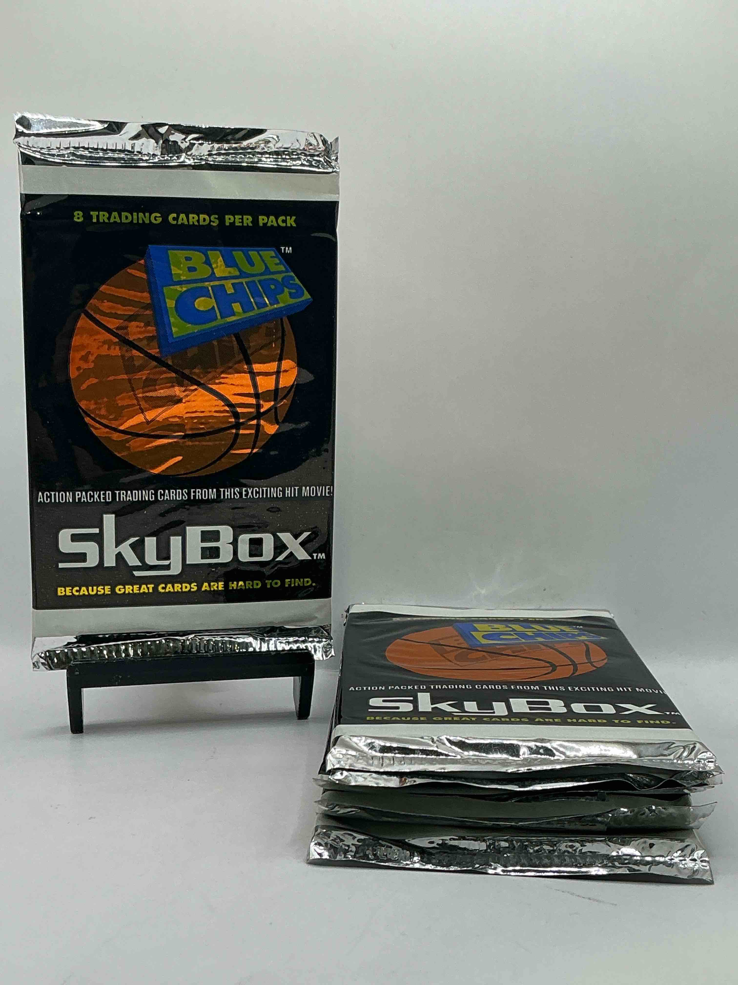 Paramount Pictures & Skybox Collab! Action Packed Trading Cards From The Exciting Hit Movie Blue Chips! Insane Packs With The Possibility For Some Insane Movie Cards! 1994 Skybox!
