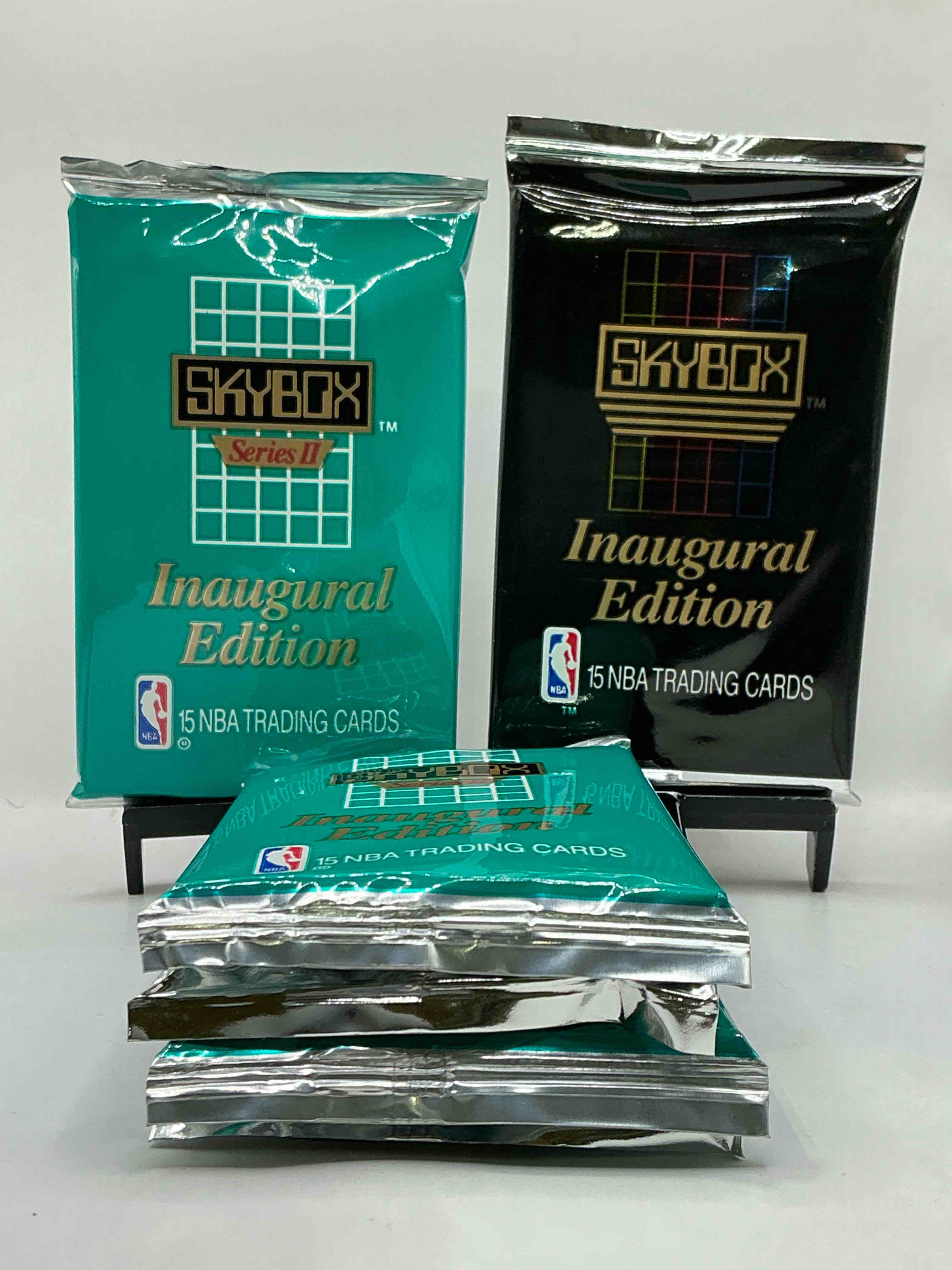 Michael Jordan, Magic Johnson & More! Search For So Many NBA Legends & Stars! 1990-91 Skybox Series Il Unopened Pocks! Direct From Original Box! These Packs Are Sought After For Ther Eye-Catching Teal Look & Awesome Cards! Search For Valuable Michael Jordan, Larry Bird & Magic Johnson Cards! Along With Other Stars!