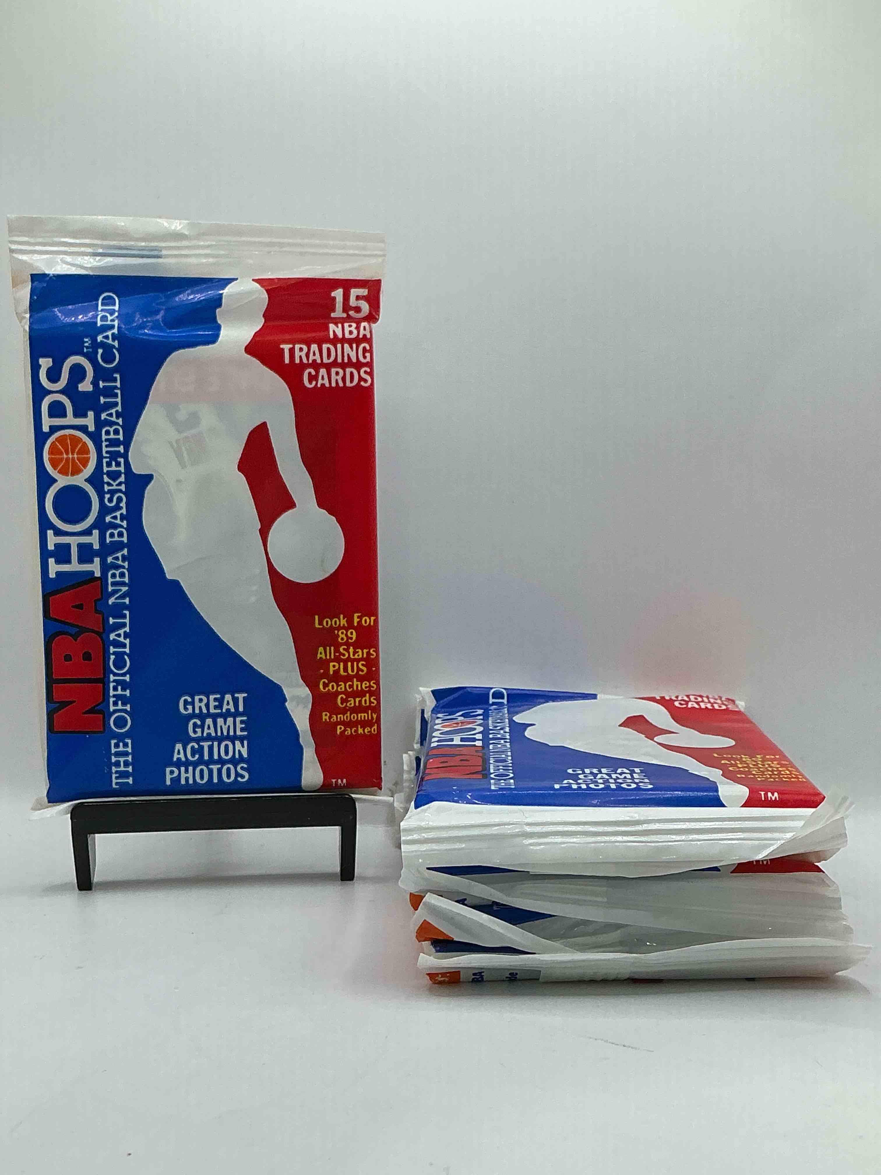 1989 Wow Valuable Michael Jordan?! Getting Very Rare! 1989/90 NBA Hoops Sealed Pack, Direct From Original Retail Case! Search For Valuable Michael Jordan #200 (PSA 10 Value Approx $200) & David Robinson's ONLY True Rookie Card #138 (PSA 10 Value $300) This Year Also Has Many Other Iconic Cards From Magic Johnson, Larry Bird & Too Many Others To List 1989 NBA Hoops Has Exploded in The Collector Market As It's The First Year Of NBA Hoops Production, & Only One Of Two Sets Produced in 1989 Don't Miss Out, Getting Very Rare!