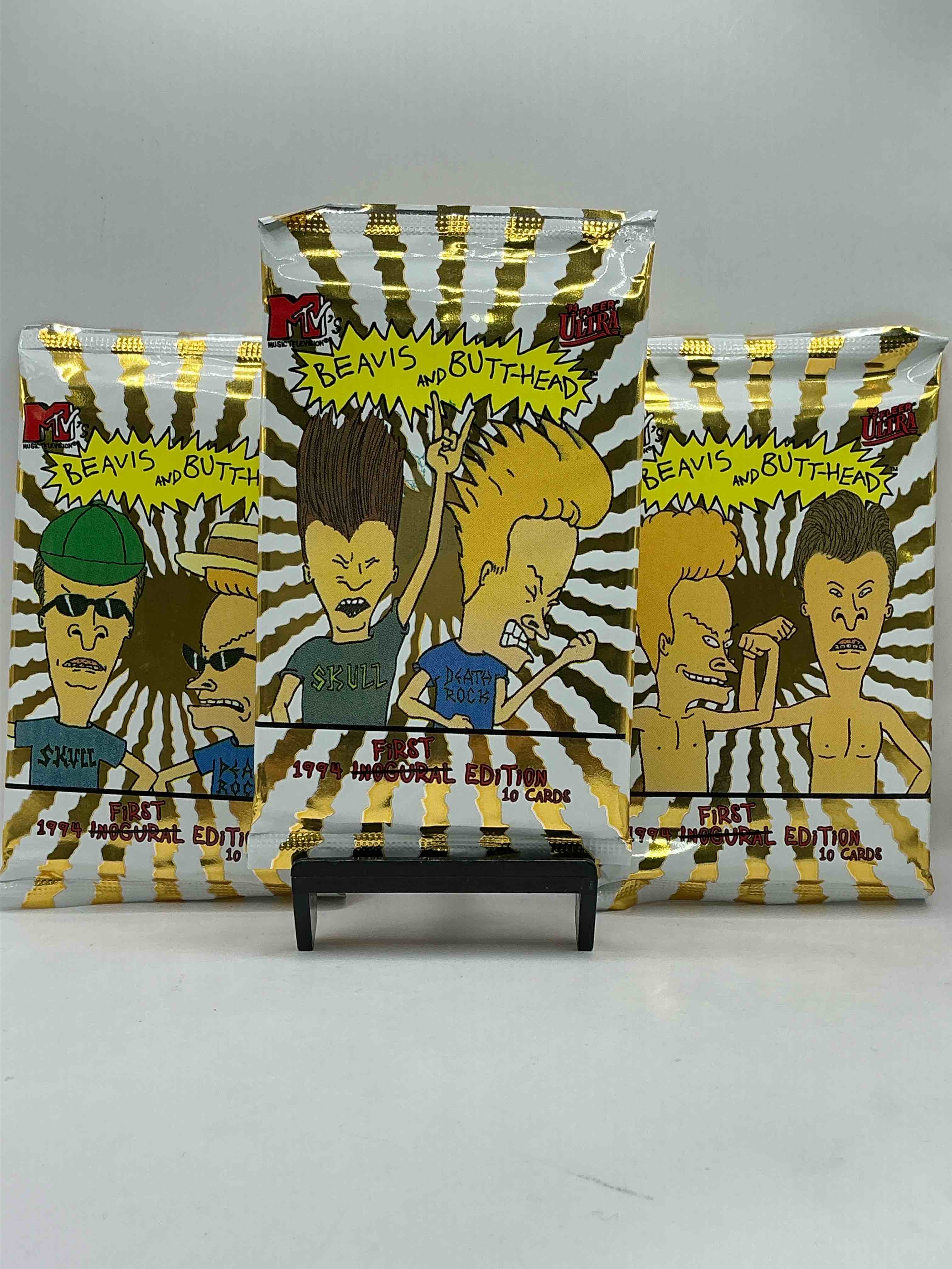 Beavis & Butt-head Fans Rejoice! 1994 Super Rare, First Edition, Sealed Beavis & Butt-head Card Packs! Own Pieces Of B&B History!