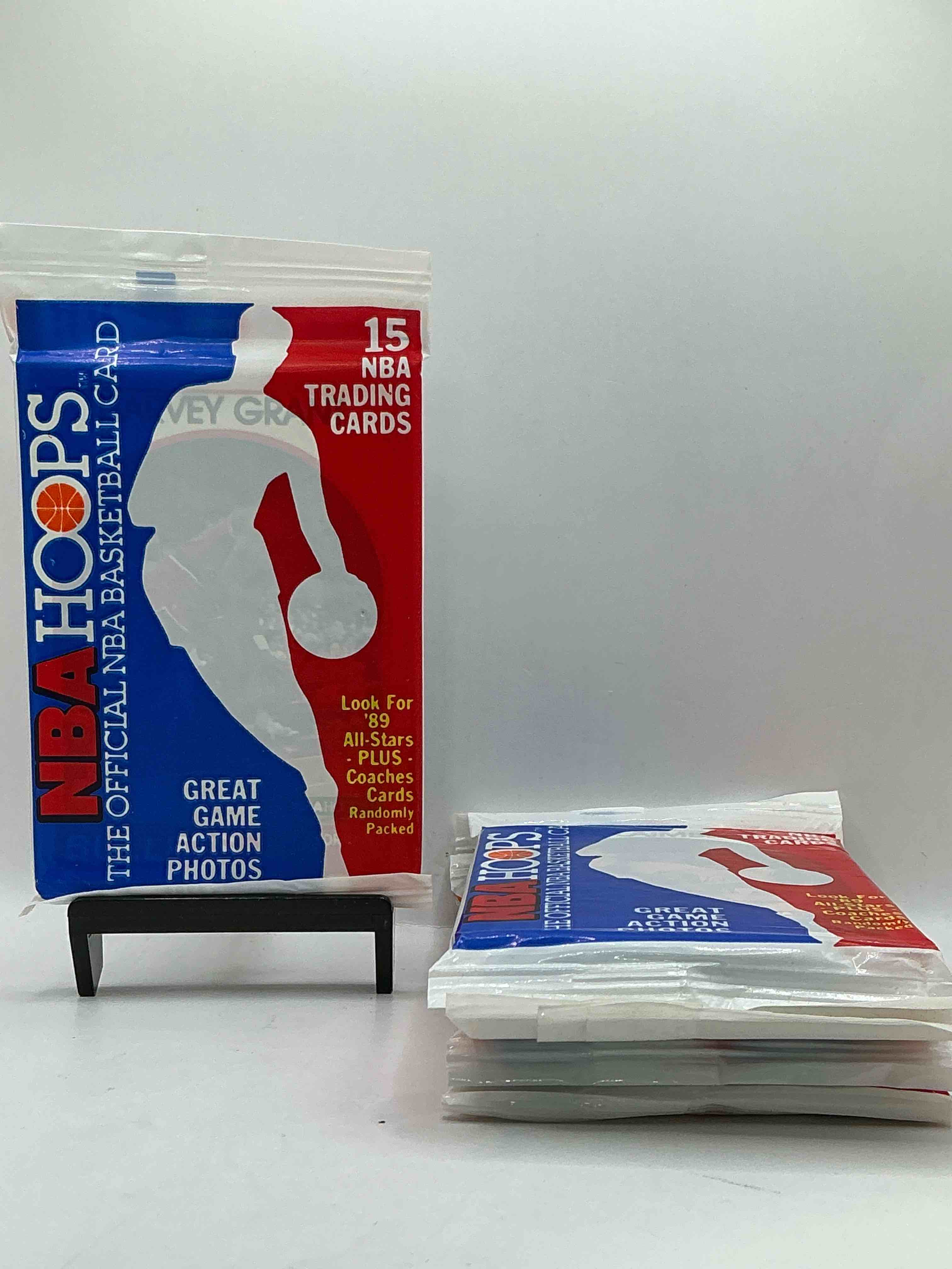 1989 Wow Valuable Michael Jordan?! Getting Very Rare! 1989/90 NBA Hoops Sealed Pack, Direct From Original Retail Case! Search For Valuable Michael Jordan #200 (PSA 10 Value Approx $200) & David Robinson's ONLY True Rookie Card #138 (PSA 10 Value $300) This Year Also Has Many Other Iconic Cards From Magic Johnson, Larry Bird & Too Many Others To List 1989 NBA Hoops Has Exploded in The Collector Market As It's The First Year Of NBA Hoops Production, & Only One Of Two Sets Produced in 1989 Don't Miss Out, Getting Very Rare!