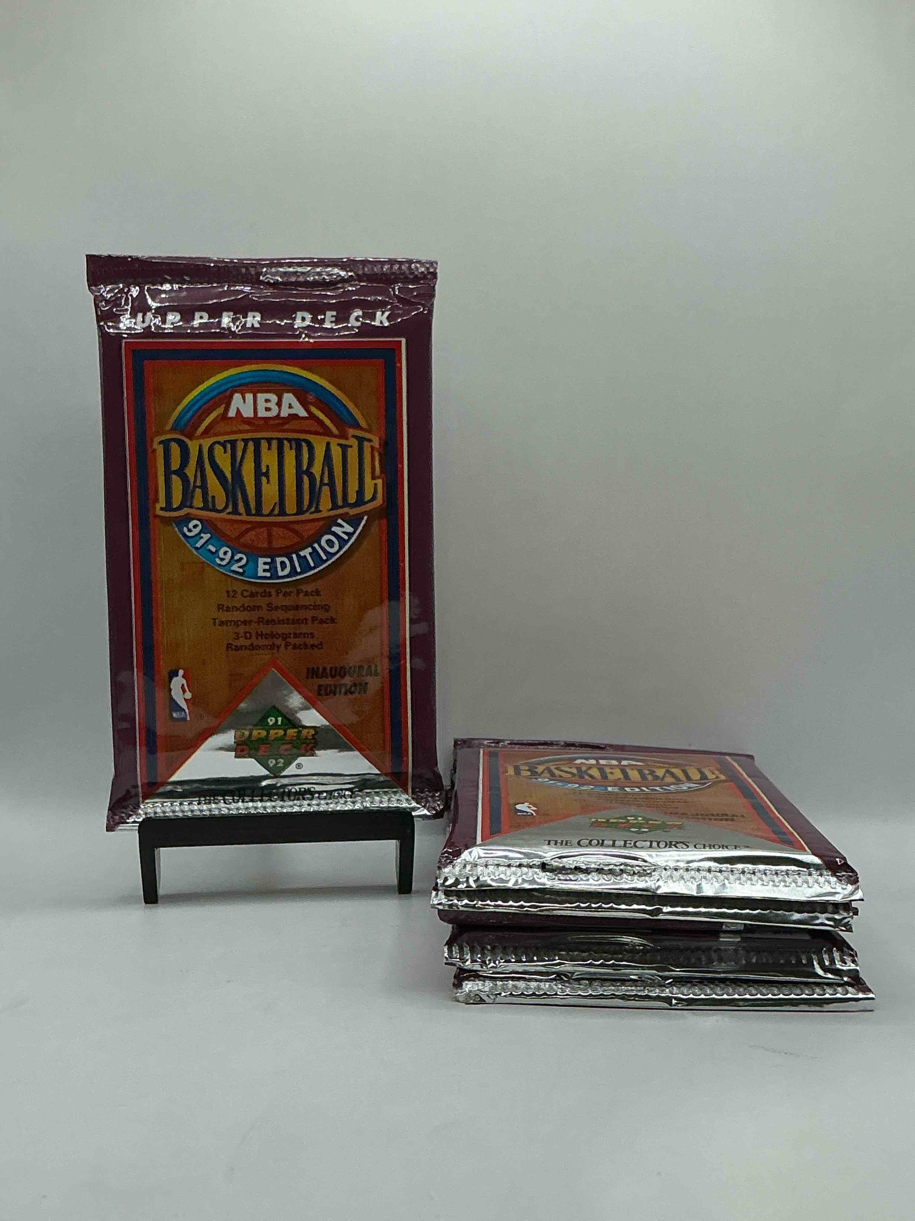 Michael Jordan?! 1991/92 NBA Upper Deck Basketball Sealed Sports Card Collectible Pack, Direct From Original Retail Case! Search For Valuable Michael Jordan #44, Magic vs. Jordan Card #34 & So Many Other Cool Cards! Hard To Find & Drying Up!