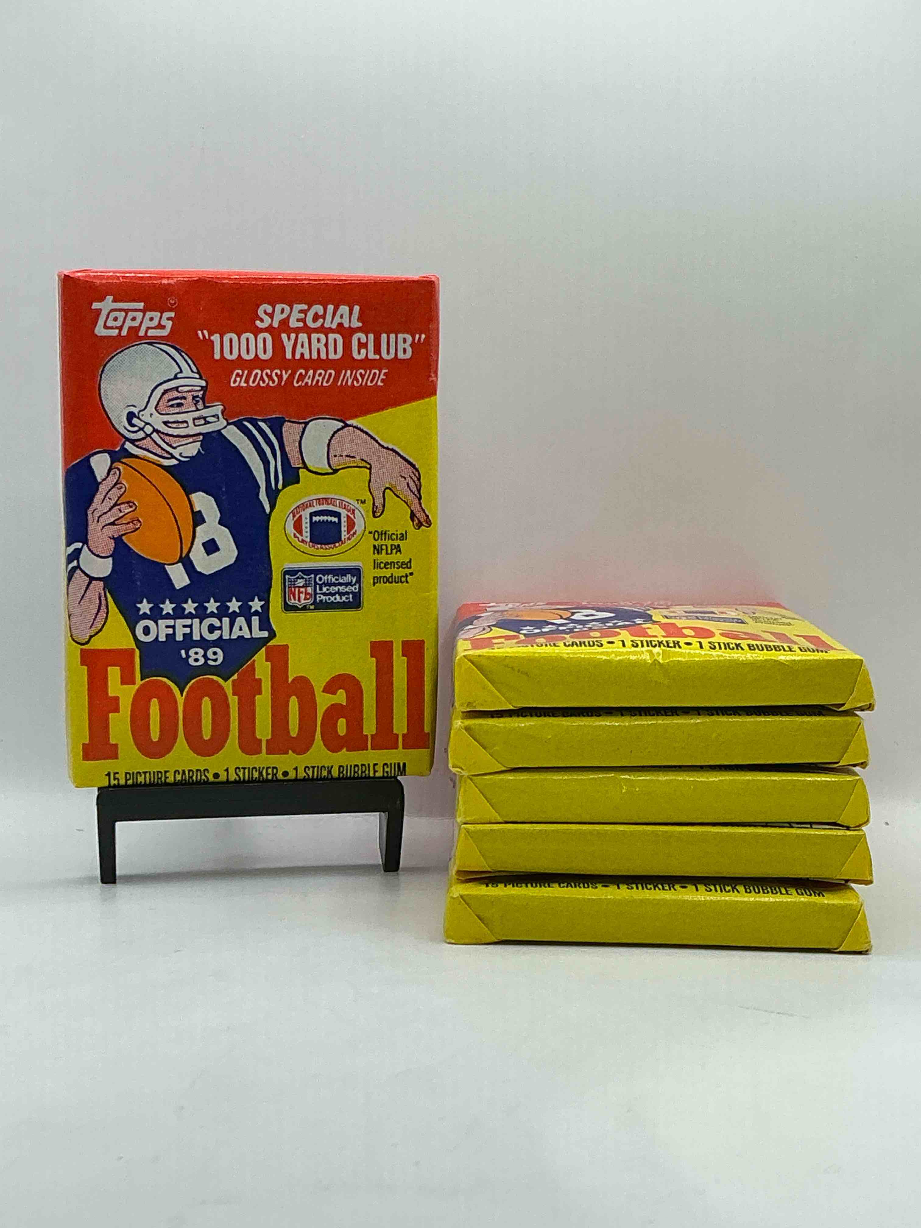 1989 Topps Football Unopened Sports Card Wax Packs! Straight From Original Box!Search For Deion Sanders Rookie Cards! Along With Valuable Jerry Rice, Bo Jackson & Other 80's Stars!